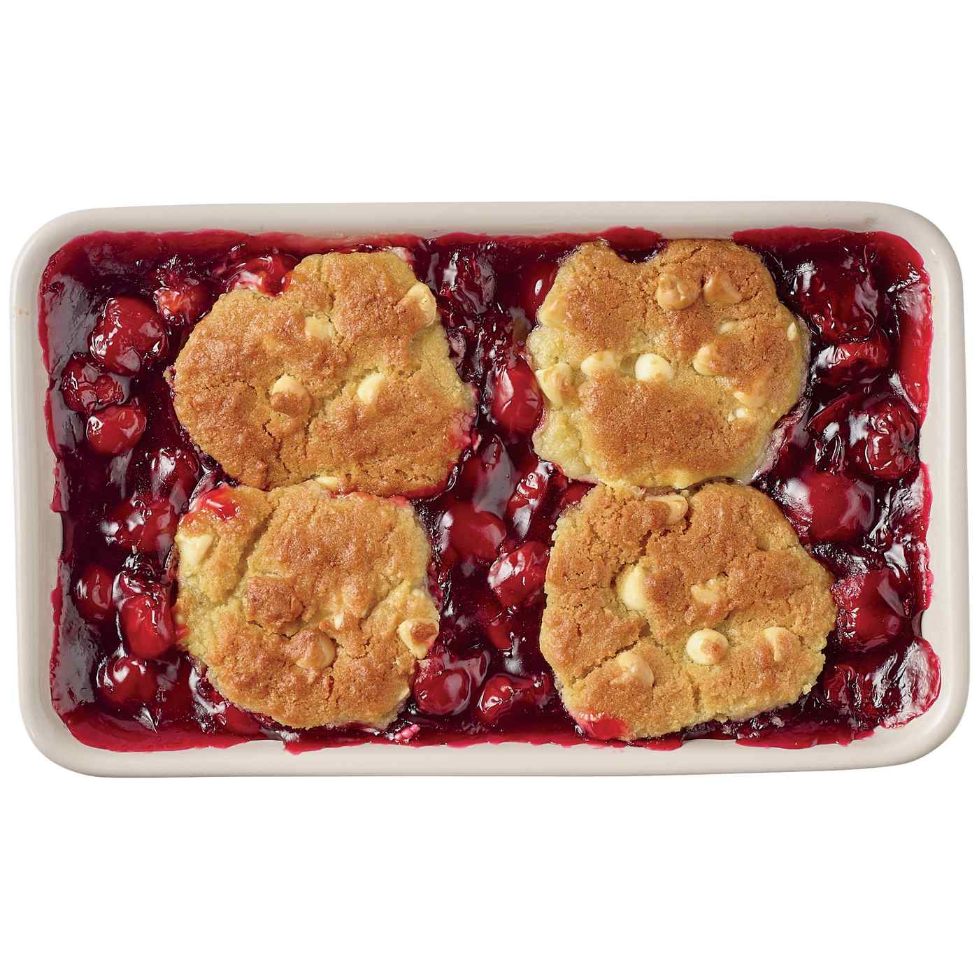 Meal Simple by H-E-B Dessert - White Chocolate Macadamia Nut Cookie Cherry Cobbler; image 2 of 4