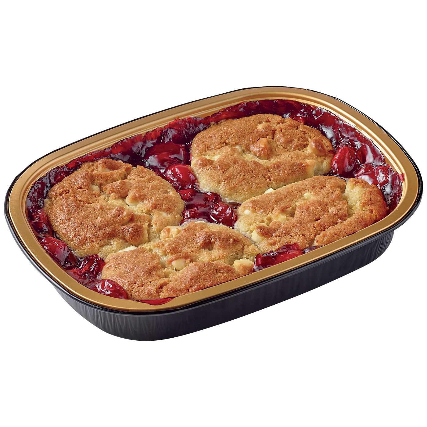 Meal Simple by H-E-B Dessert - White Chocolate Macadamia Nut Cookie Cherry Cobbler; image 3 of 4