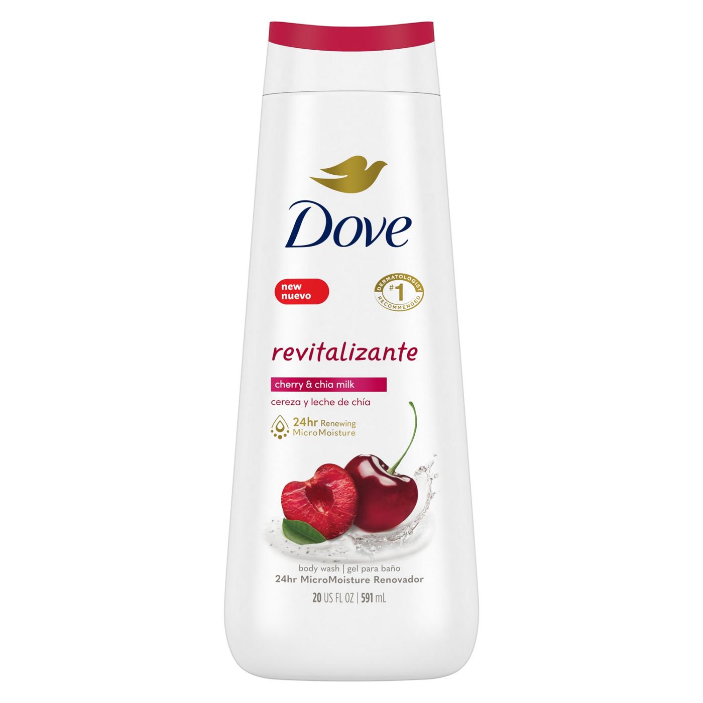 Dove Revitalizante Body Wash - Cherry & Chia Milk; image 1 of 7