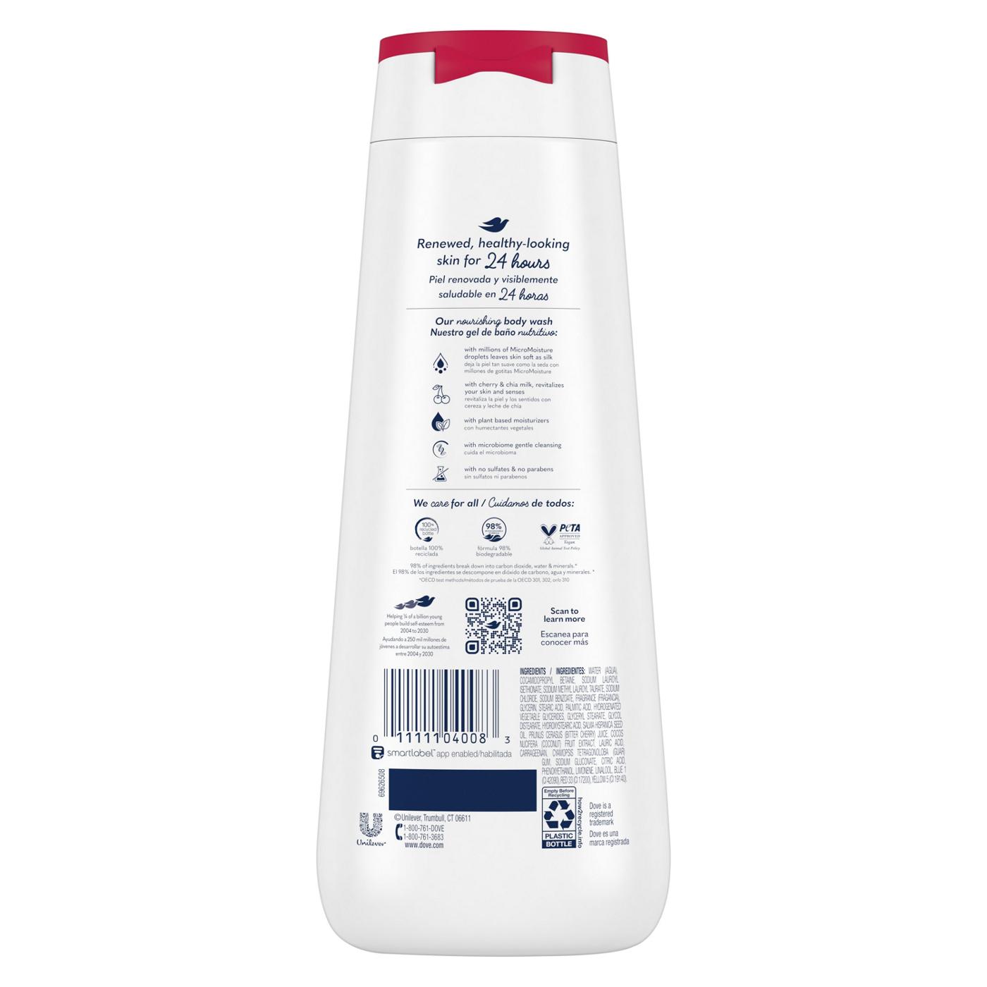 Dove Revitalizante Body Wash - Cherry & Chia Milk; image 2 of 7