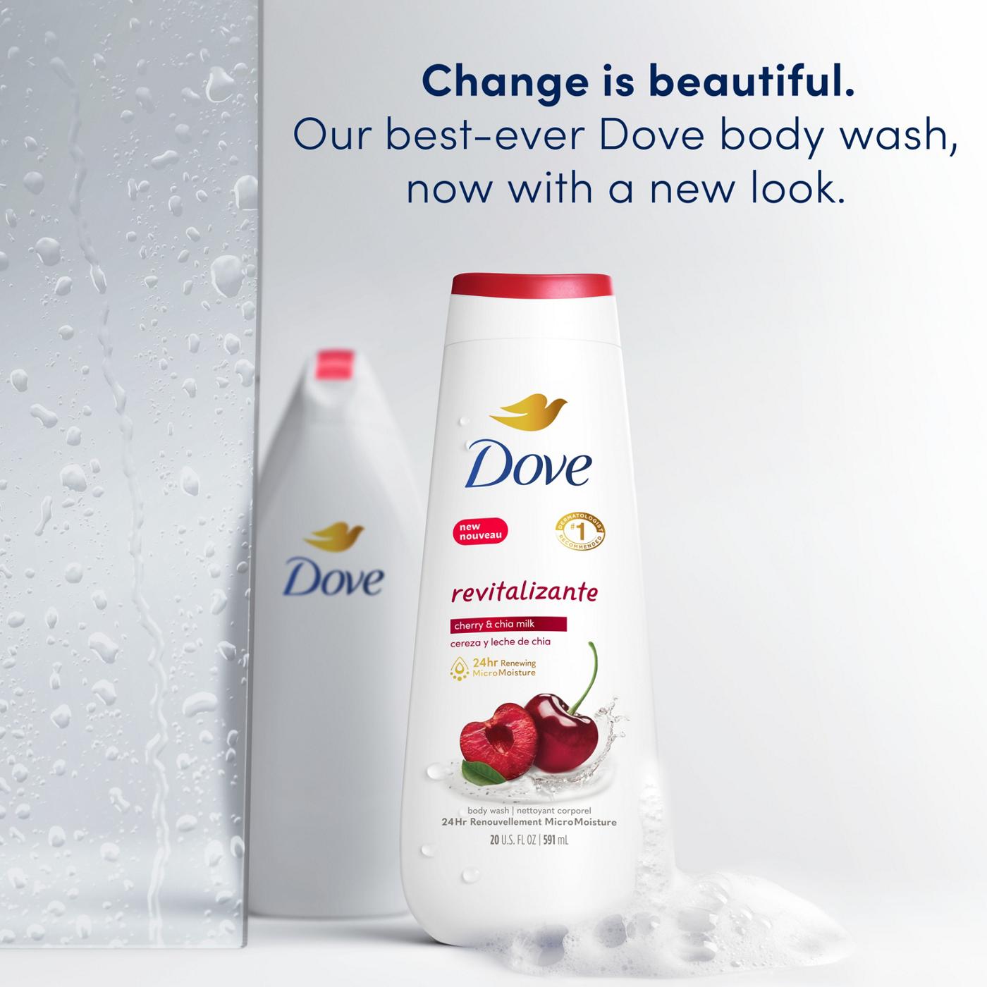 Dove Revitalizante Body Wash - Cherry & Chia Milk; image 5 of 7