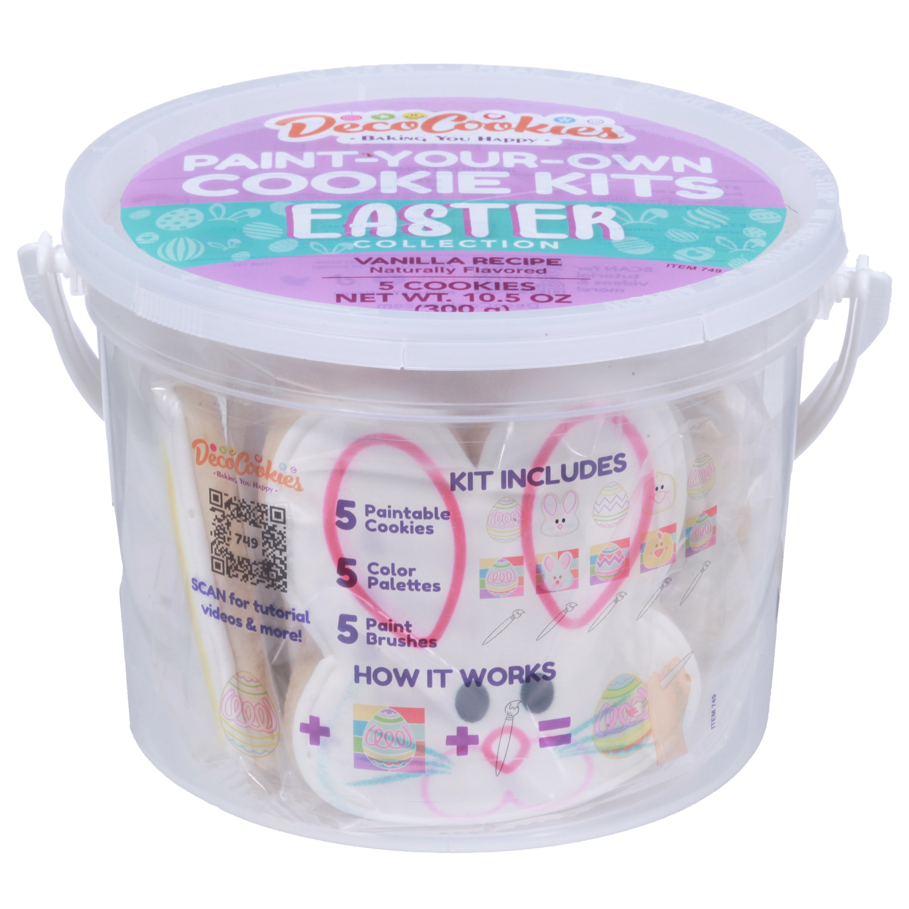 Deco Cookies PaintYourOwn Easter Cookies Kit Shop Cookies at HEB