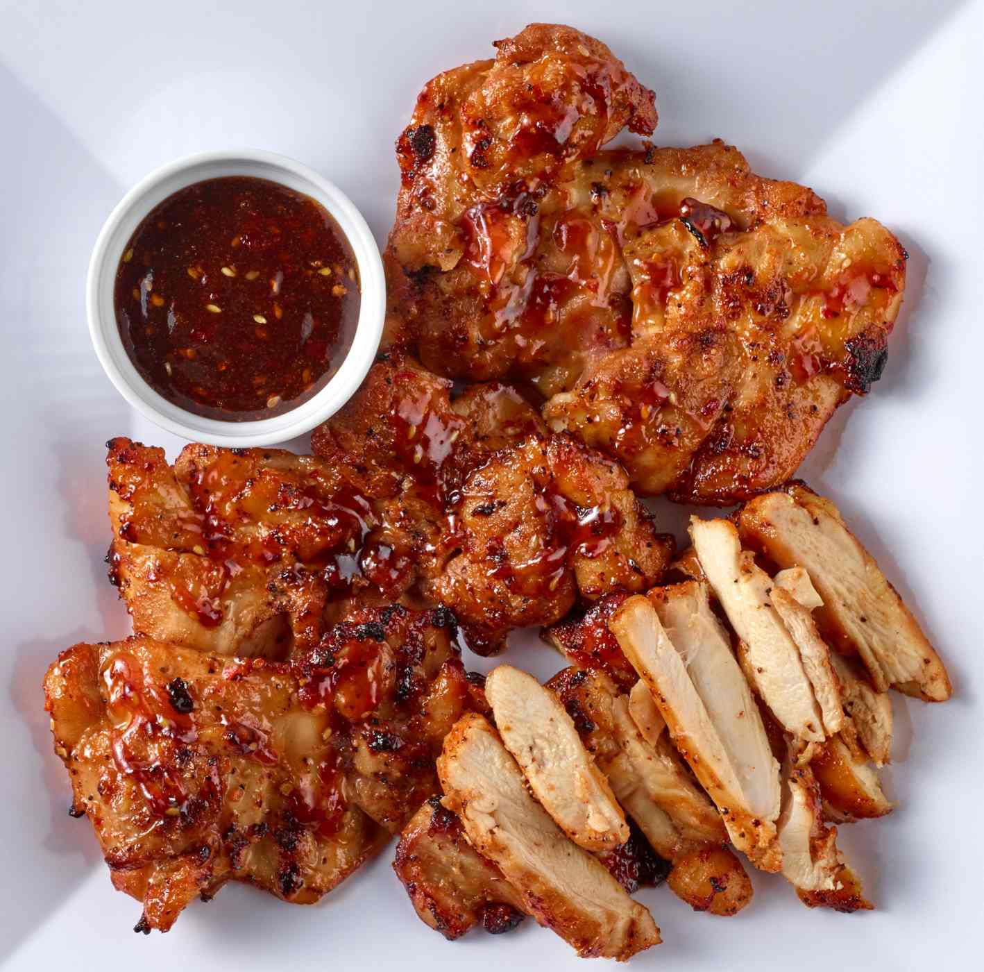 HEB Meat Market Seasoned Chicken Thighs & Ginger Soy Sauce Shop