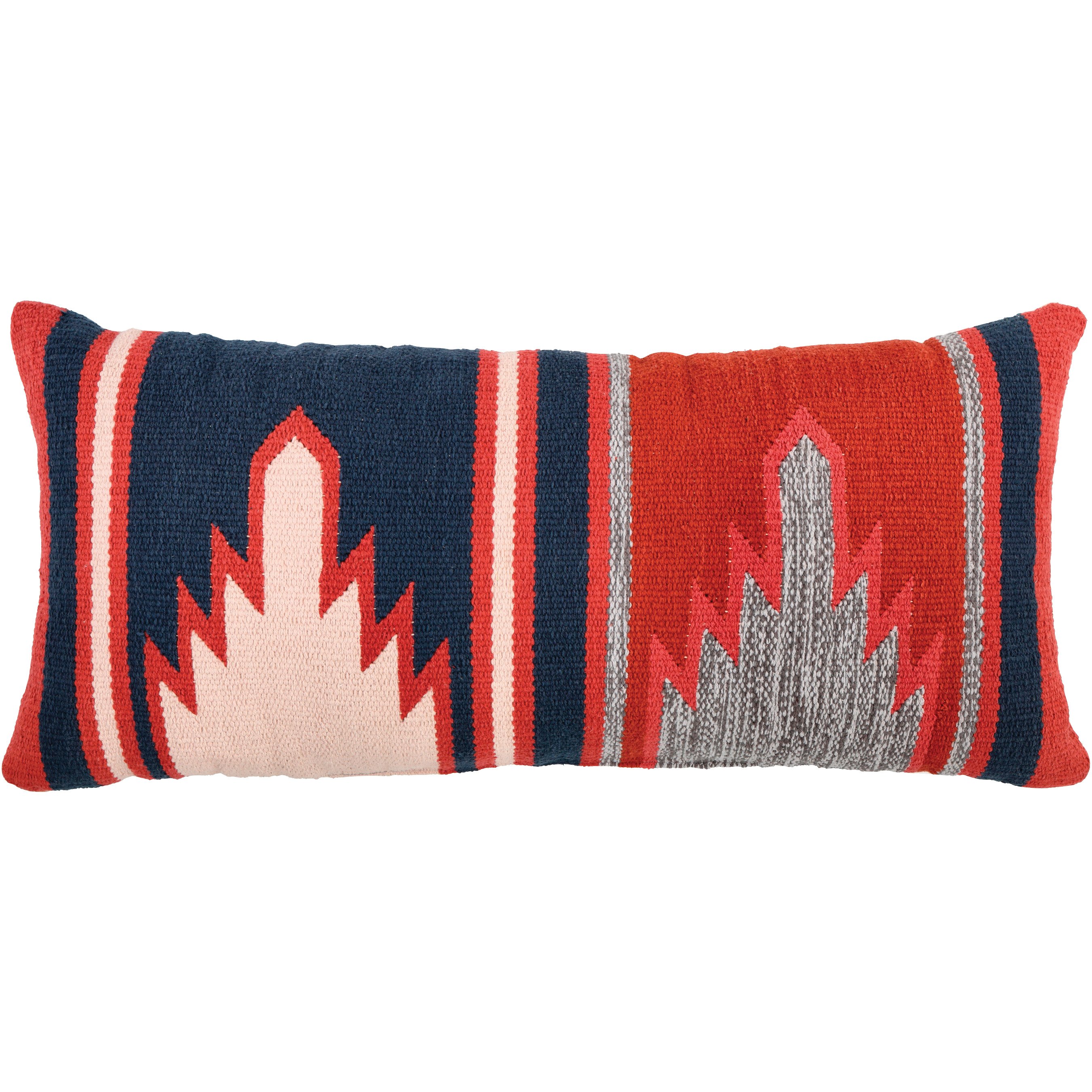 Haven Key Aztec Points Lumbar Throw Pillow