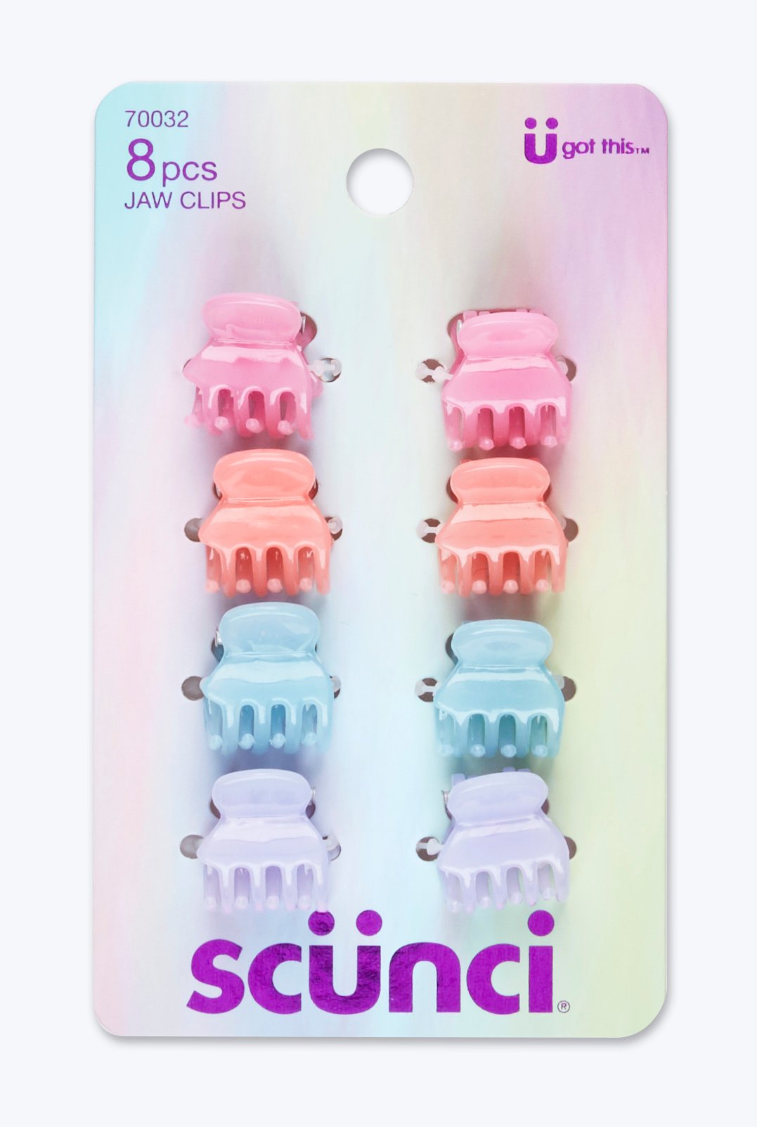 Scunci Mini Claw Pastel Hair Clips - Shop Hair accessories at H-E-B