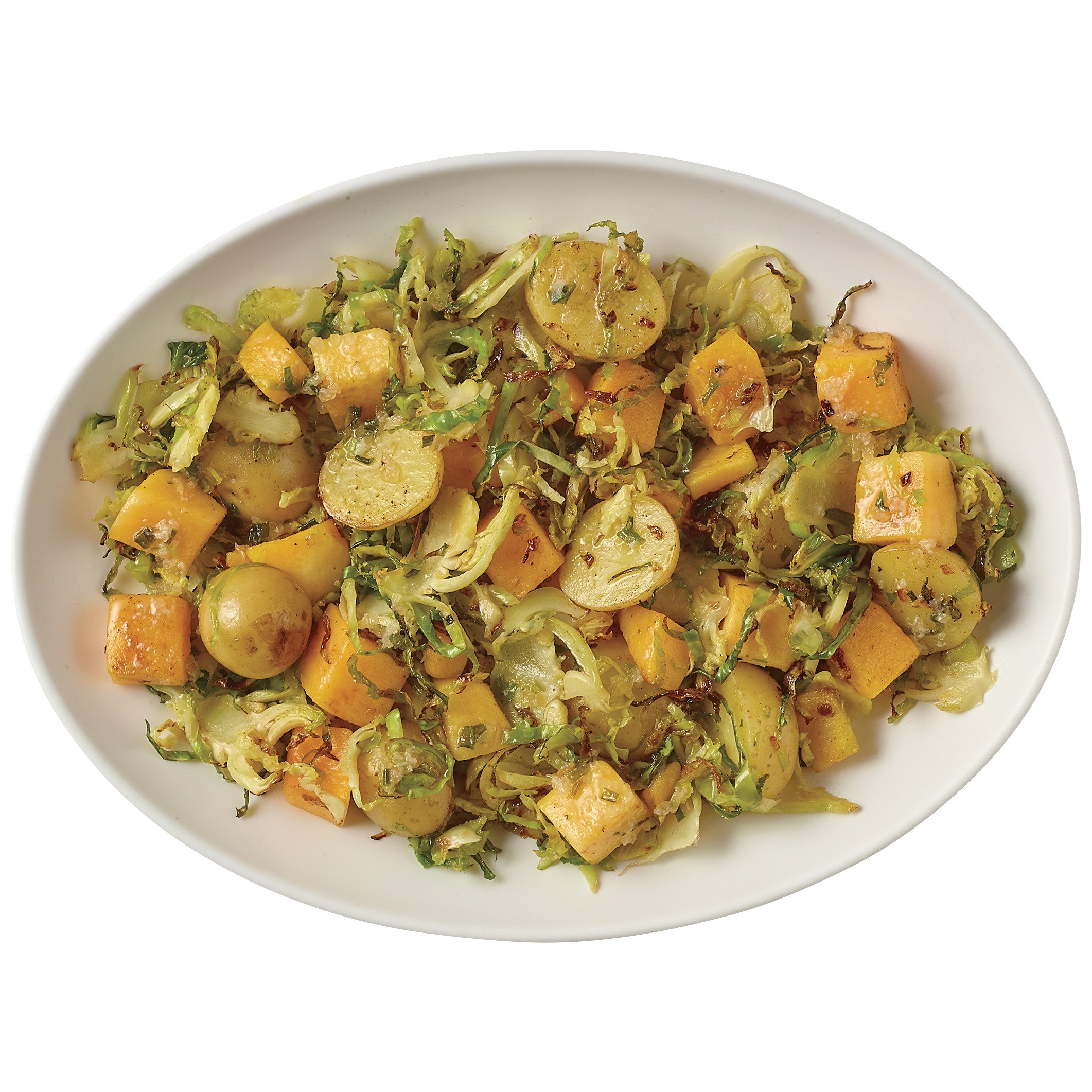 Meal Simple By H-E-B Butternut Squash, Potatoes & Brussels Sprouts ...