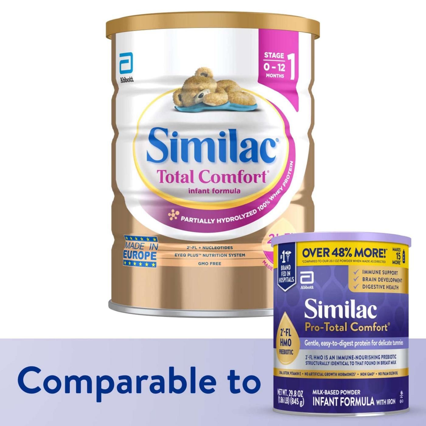 Similac Total Comfort Powder Infant Formula - Stage 1; image 5 of 8