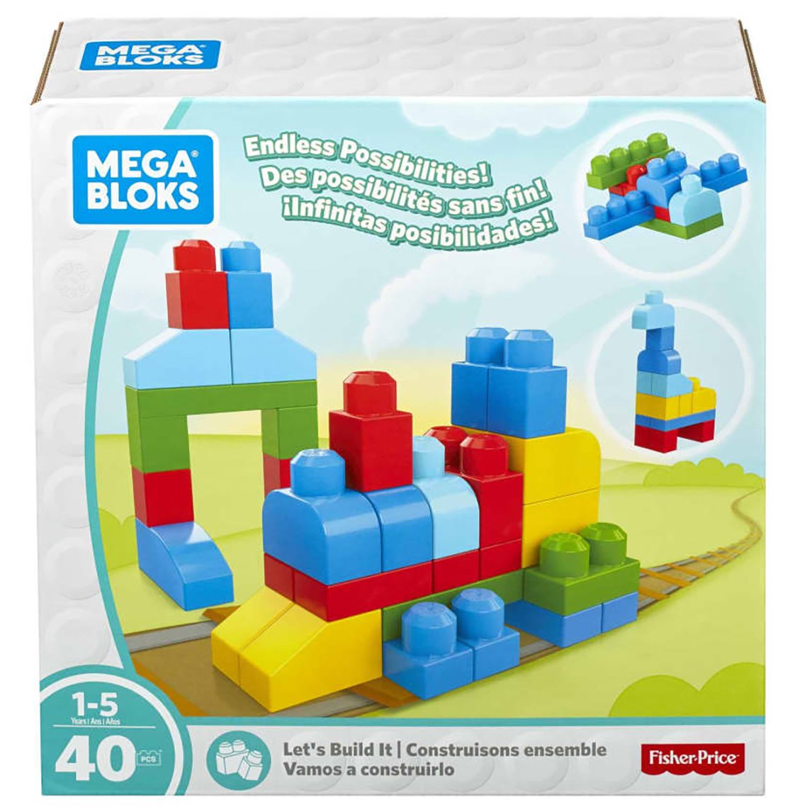 Mega Blocks Wagon Tourni-block