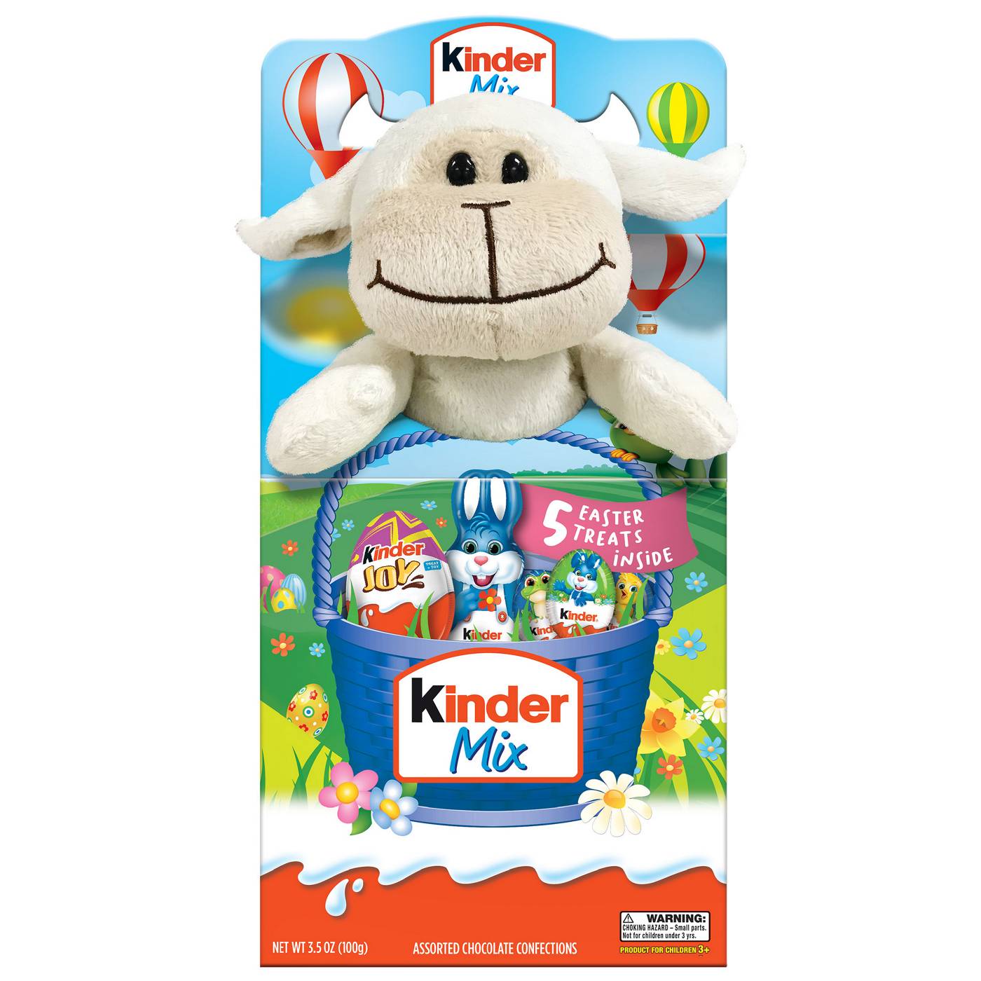 Kinder Mix Easter Lamb Plush Shop Candy at HEB