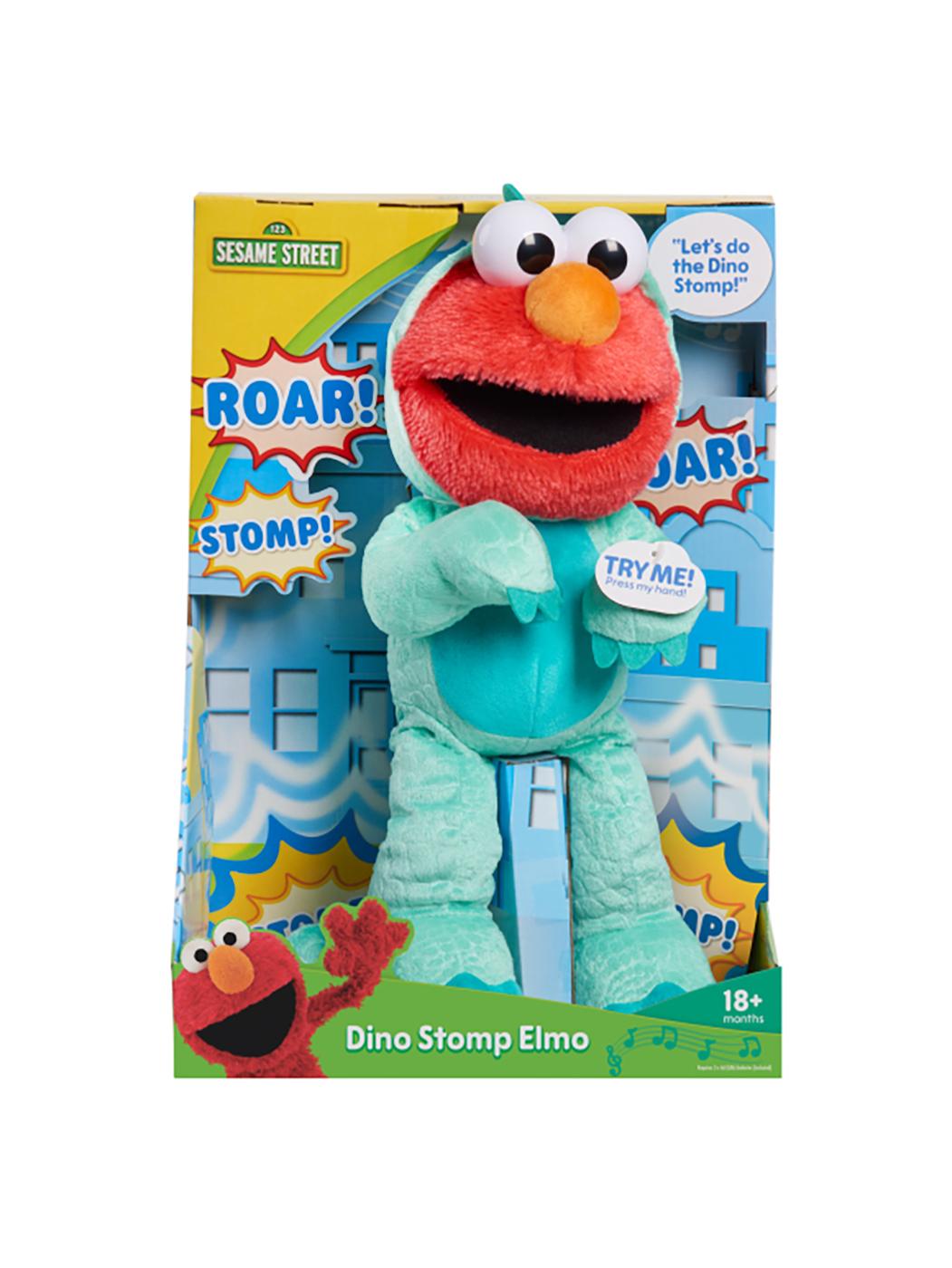 Sesame Street Dino Stomp Elmo Plush; image 1 of 3