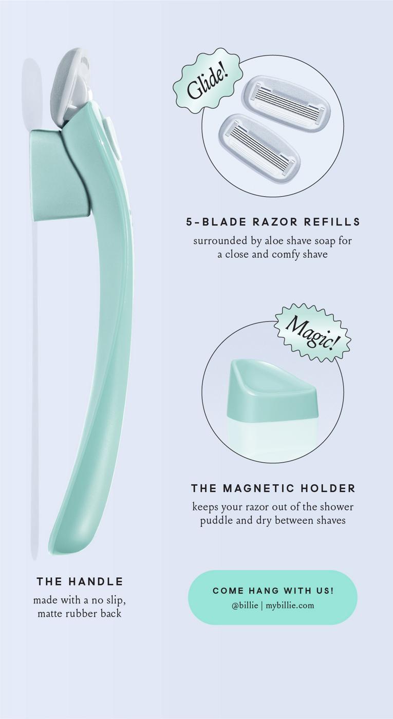 Billie Mint Razor Starter Kit; image 2 of 2