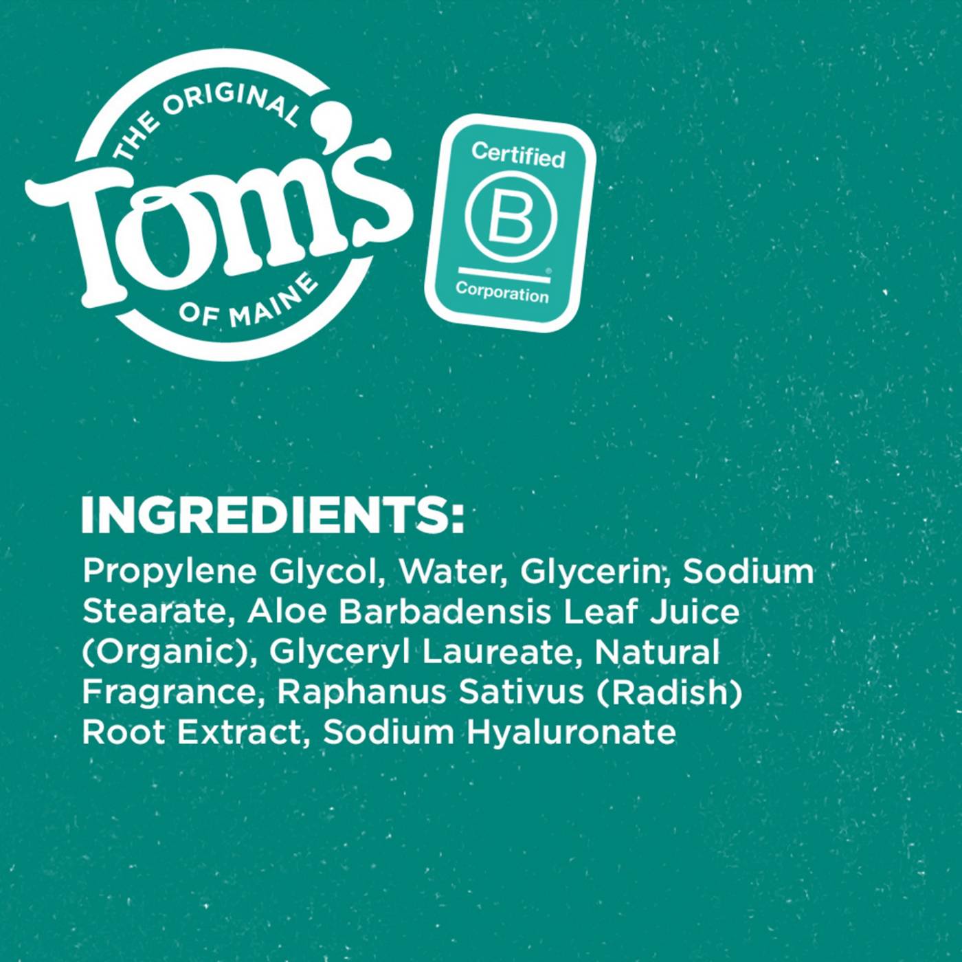 Tom's of Maine Complete Protection Aluminum-Free Deodorant - Rose & Vanilla; image 8 of 8