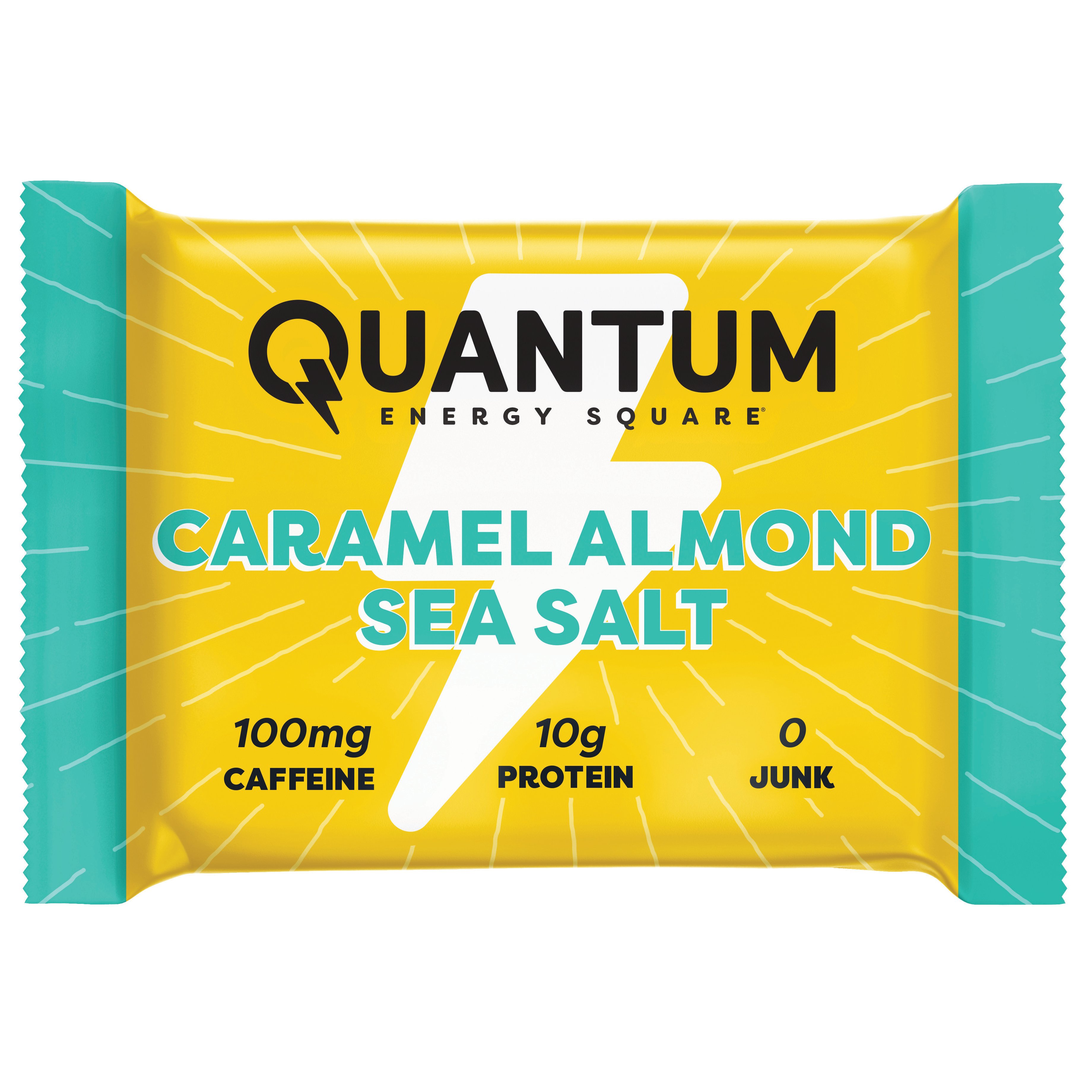 Quantum Energy Square - Caramel Almond Sea Salt, 1.69 oz