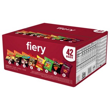 Frito Lay Mega Size Fiery Mix Chips Multipack Bags