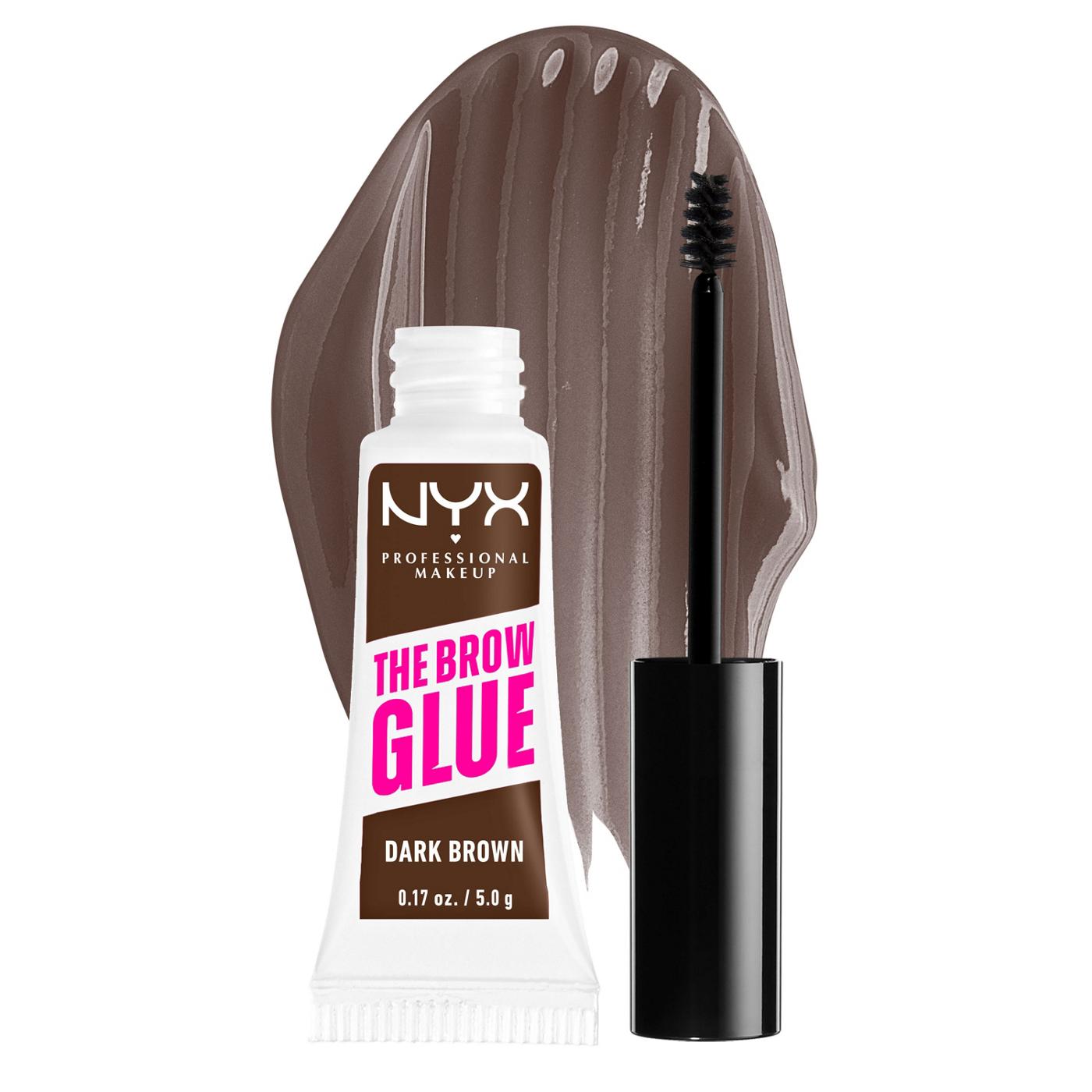 NYX The Brow Glue Instant Brow Styler - Dark Brown; image 4 of 5