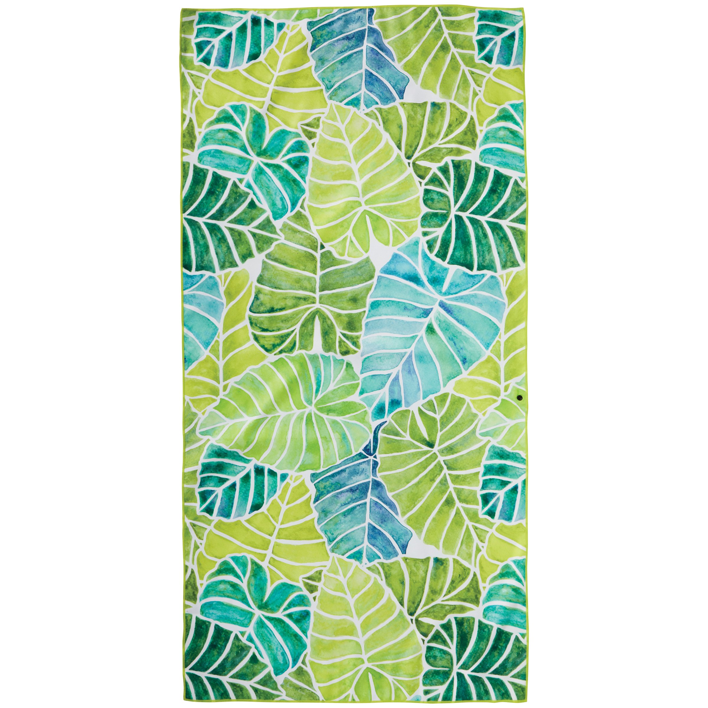 WACi Monstera Leaves Quick Dry Summer Beach Towel Shop Towels