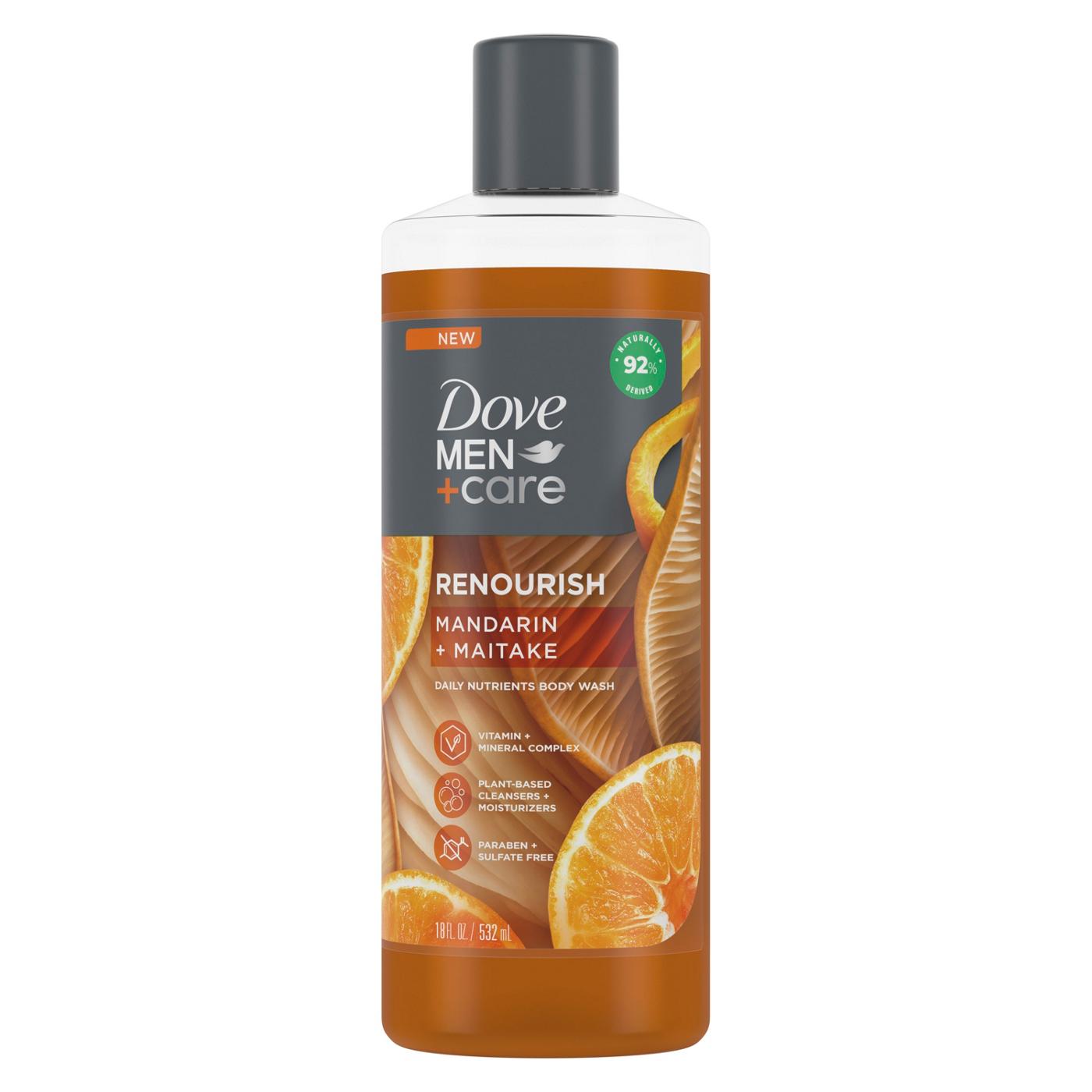 Dove Men+Care Renourish Body Wash - Mandarin + Maitake; image 1 of 7