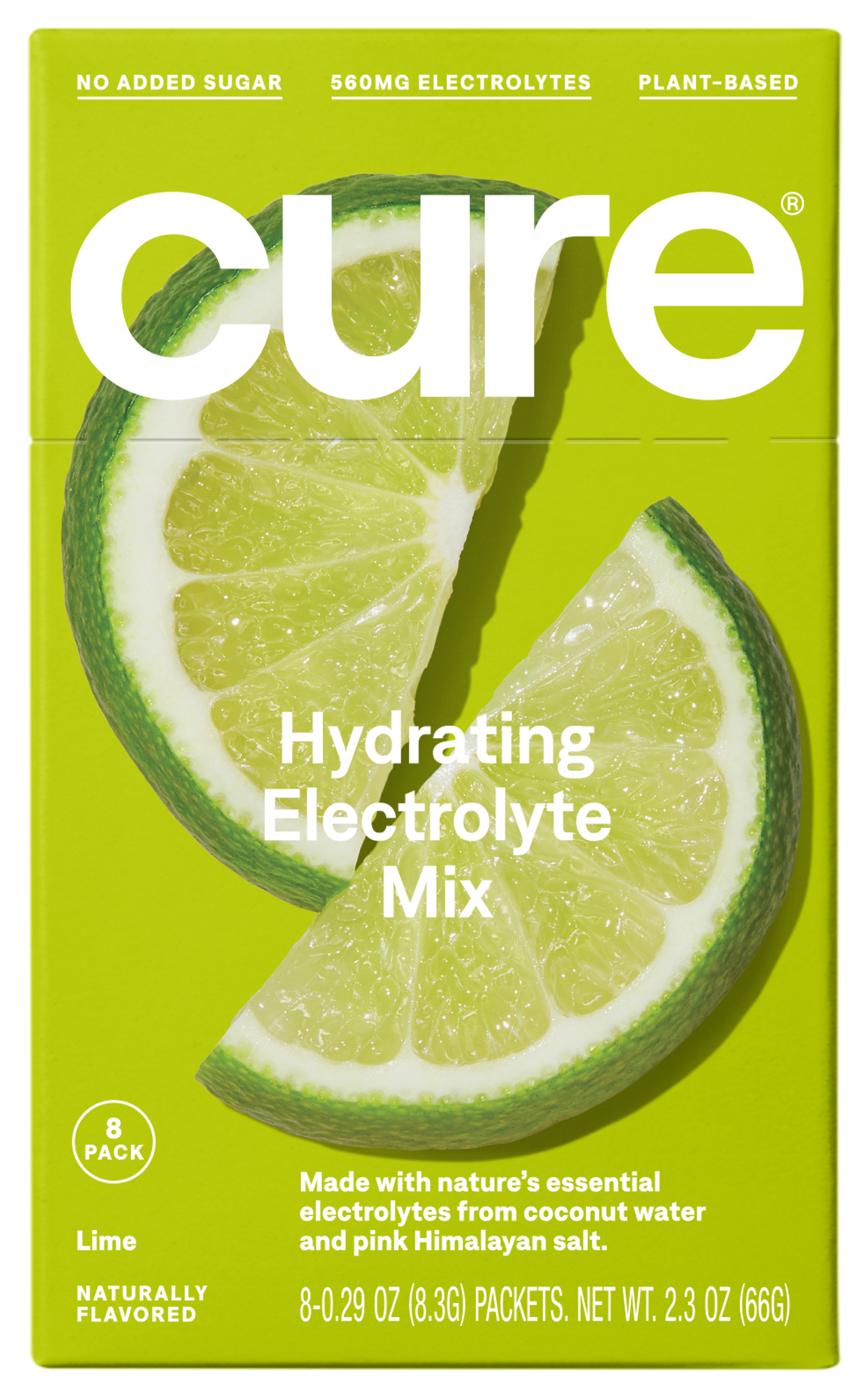 Cure Hydration Lime Hydrating Electrolyte Mix Shop Mixes & flavor