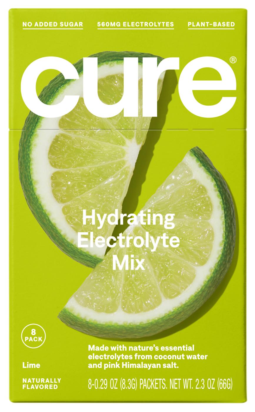 Cure Hydration Lime Hydrating Electrolyte Mix; image 1 of 2