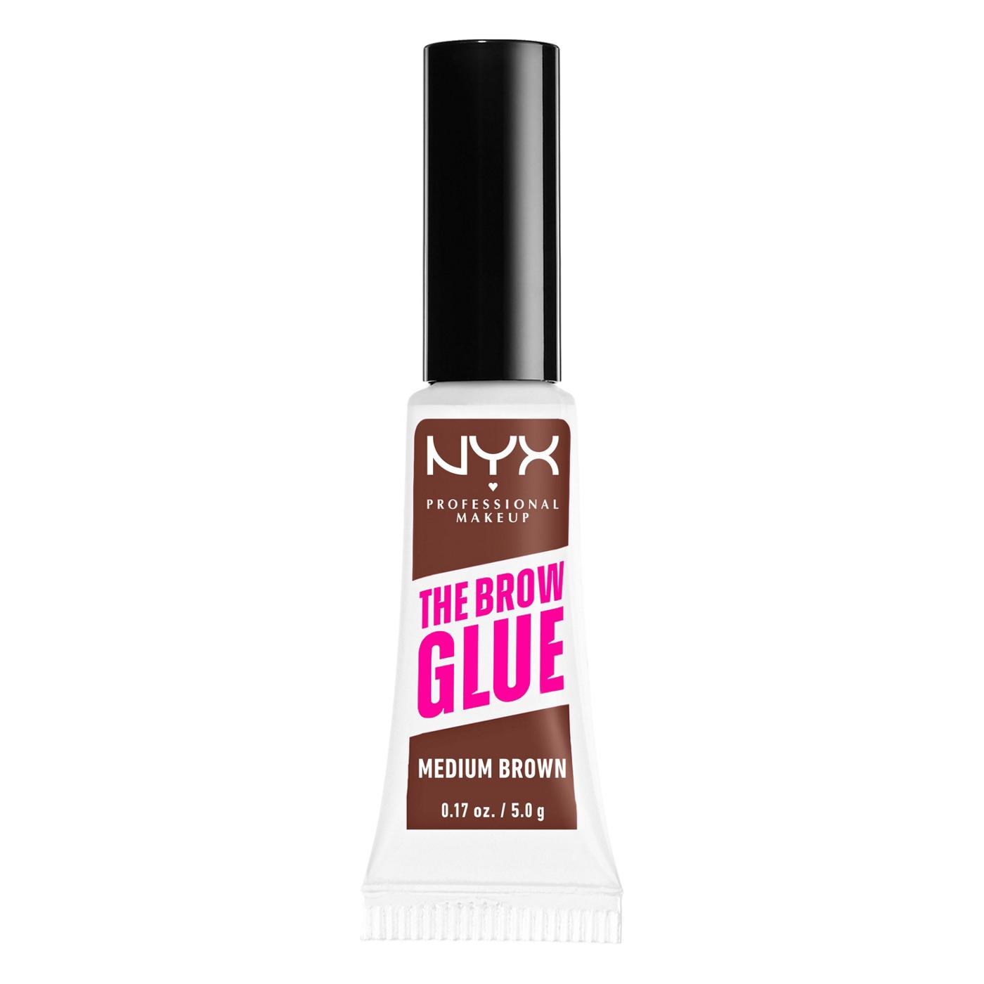 NYX The Brow Glue Instant Brow Styler - Medium Brown; image 3 of 5