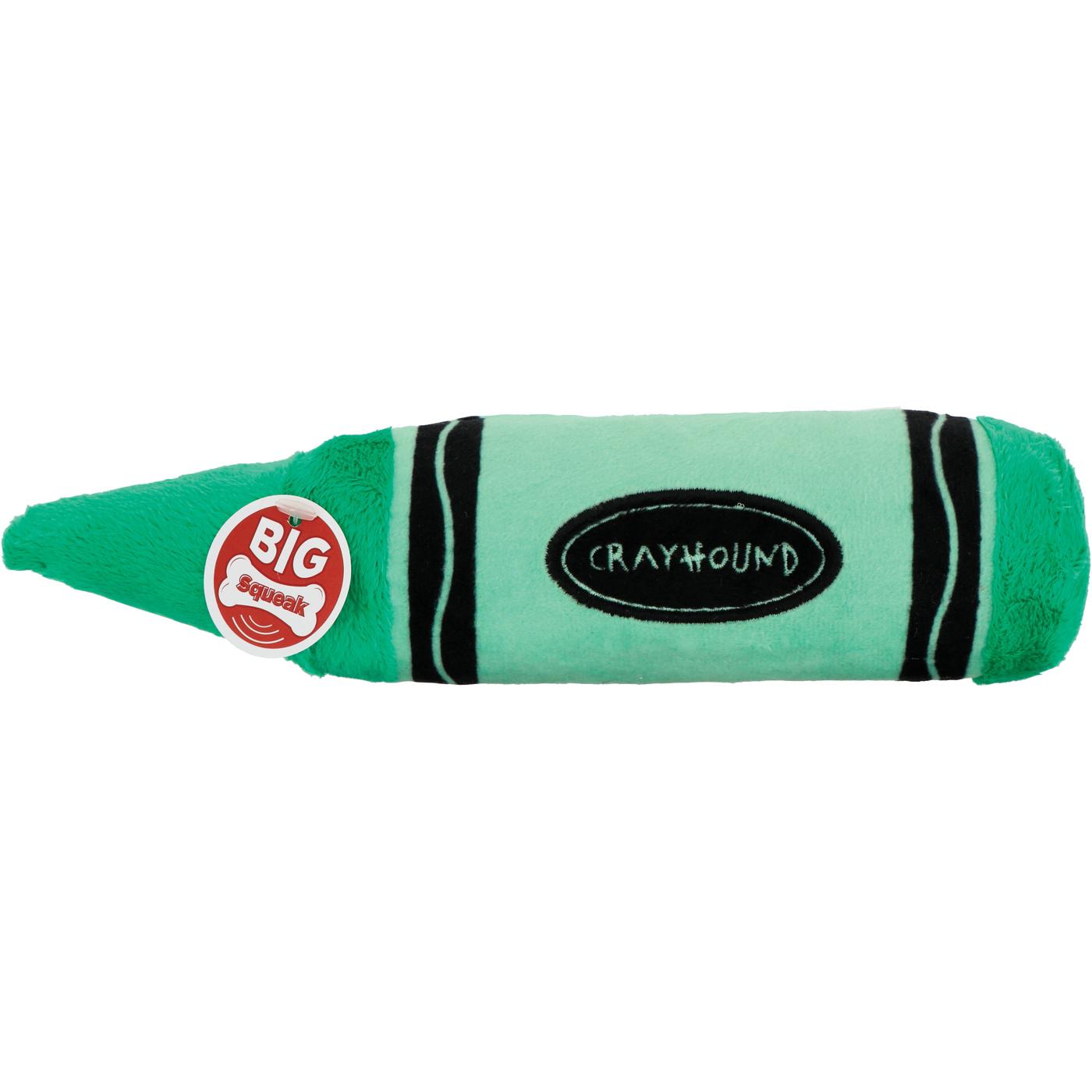 Woof & Whiskers Plush Dog Toy - Crayon; image 1 of 3