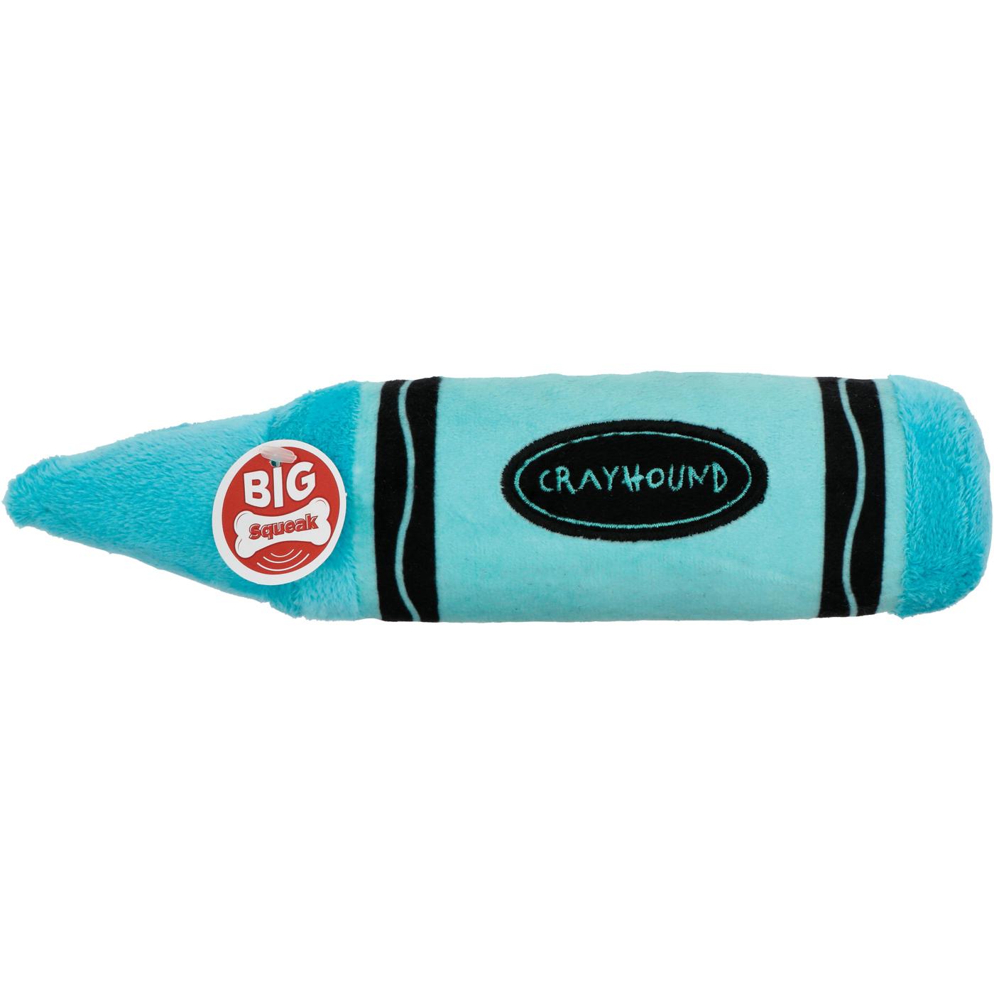 Woof & Whiskers Plush Dog Toy - Crayon; image 2 of 3