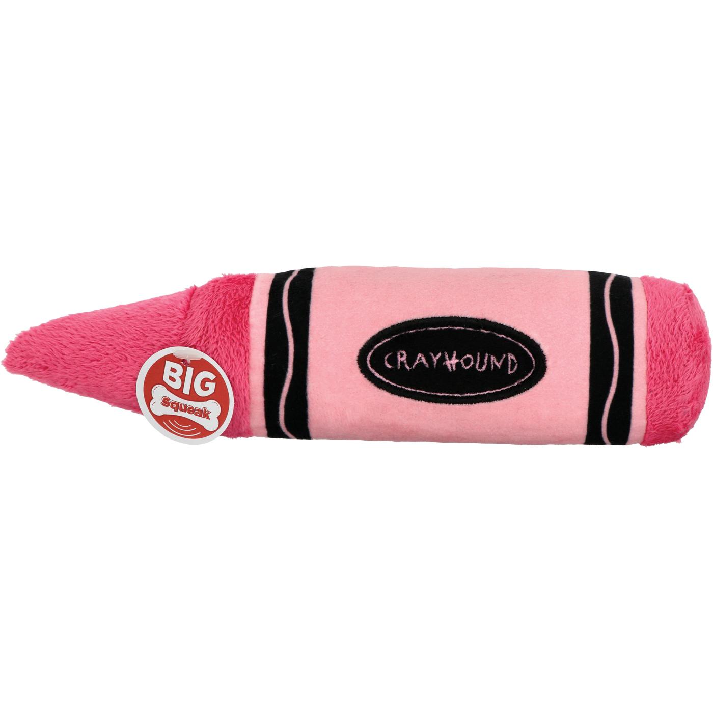 Woof & Whiskers Plush Dog Toy - Crayon; image 3 of 3