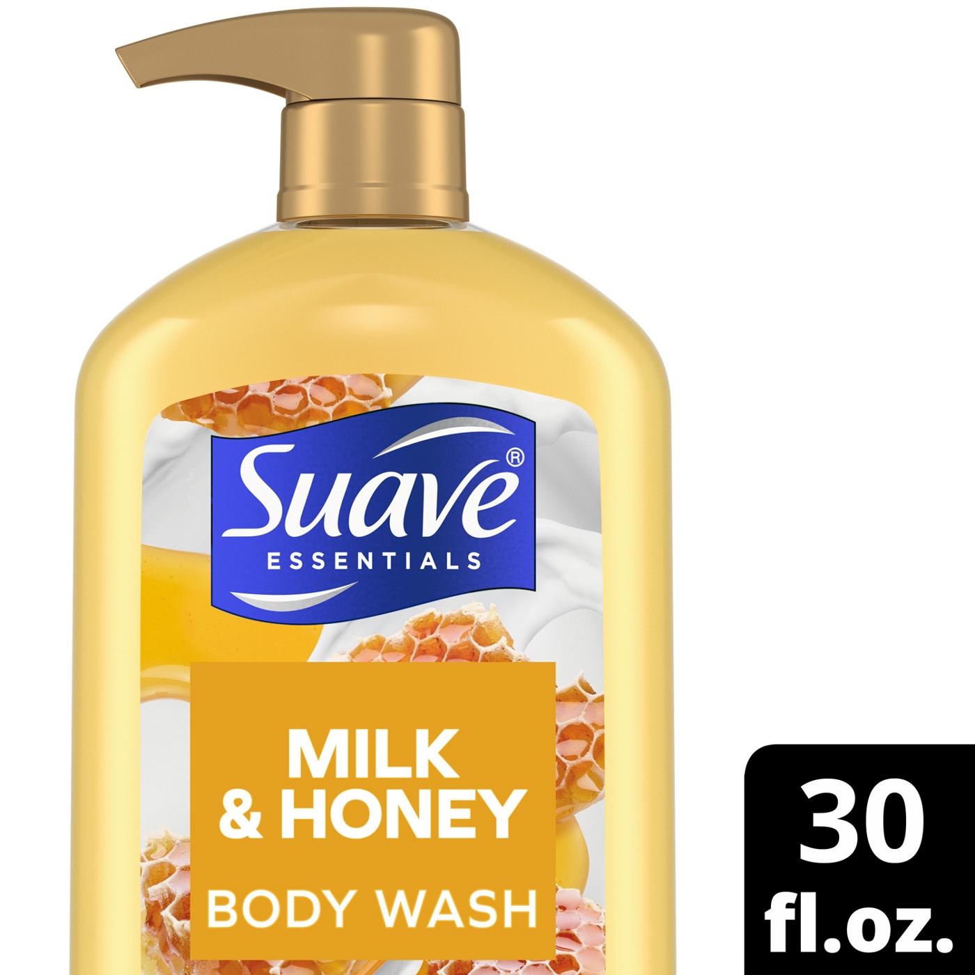 Suave Essentials Gentle Body Wash - Milk and Honey; image 2 of 7