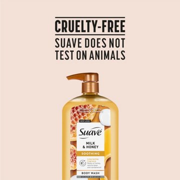 Suave Soothing Body Wash - Milk and Honey, 30 oz