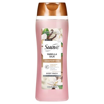 Suave Comforting Body Wash - Sweet Vanilla Silk, 18 oz