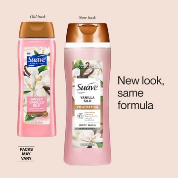 Suave Comforting Body Wash - Sweet Vanilla Silk, 18 oz