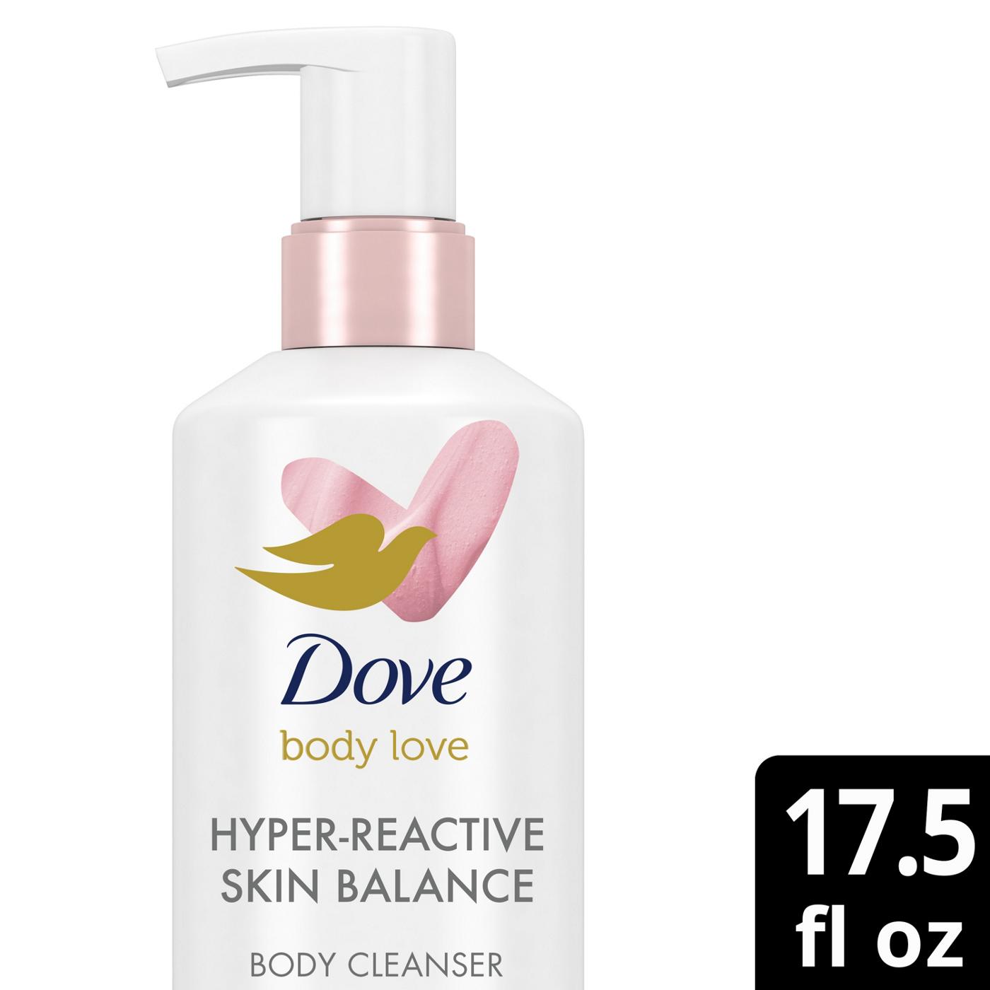 Dove Body Cleanser HyperReactive Skin Balance Shop Body wash at HEB