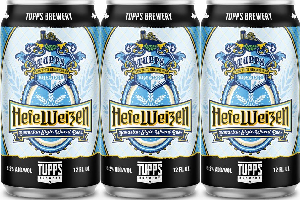 Tupps Brewery Hefeweizen Beer 12 oz Cans Shop Beer at HEB
