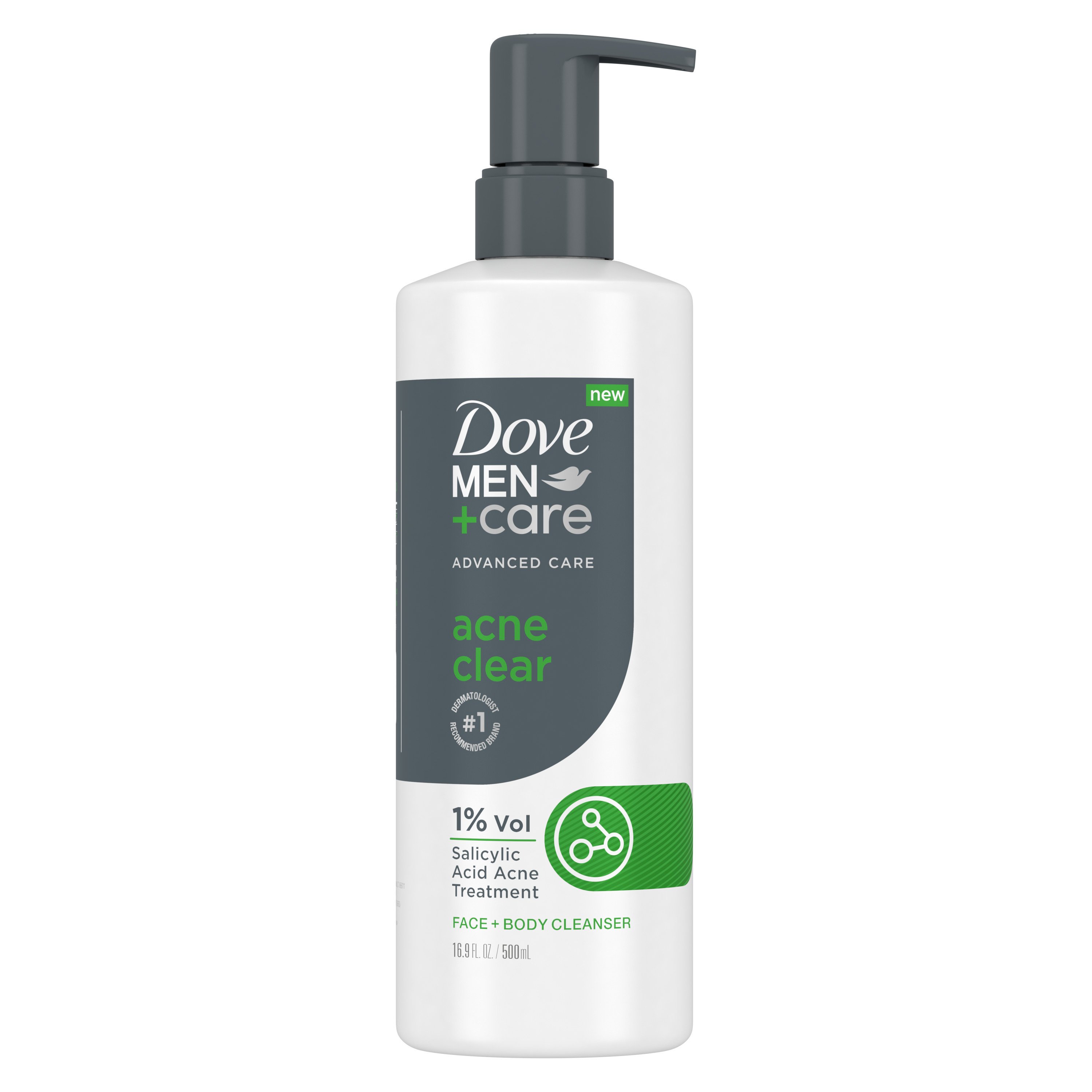 Dove Men+Care Face + Body Cleanser Acne Clear Shop Body wash at HEB