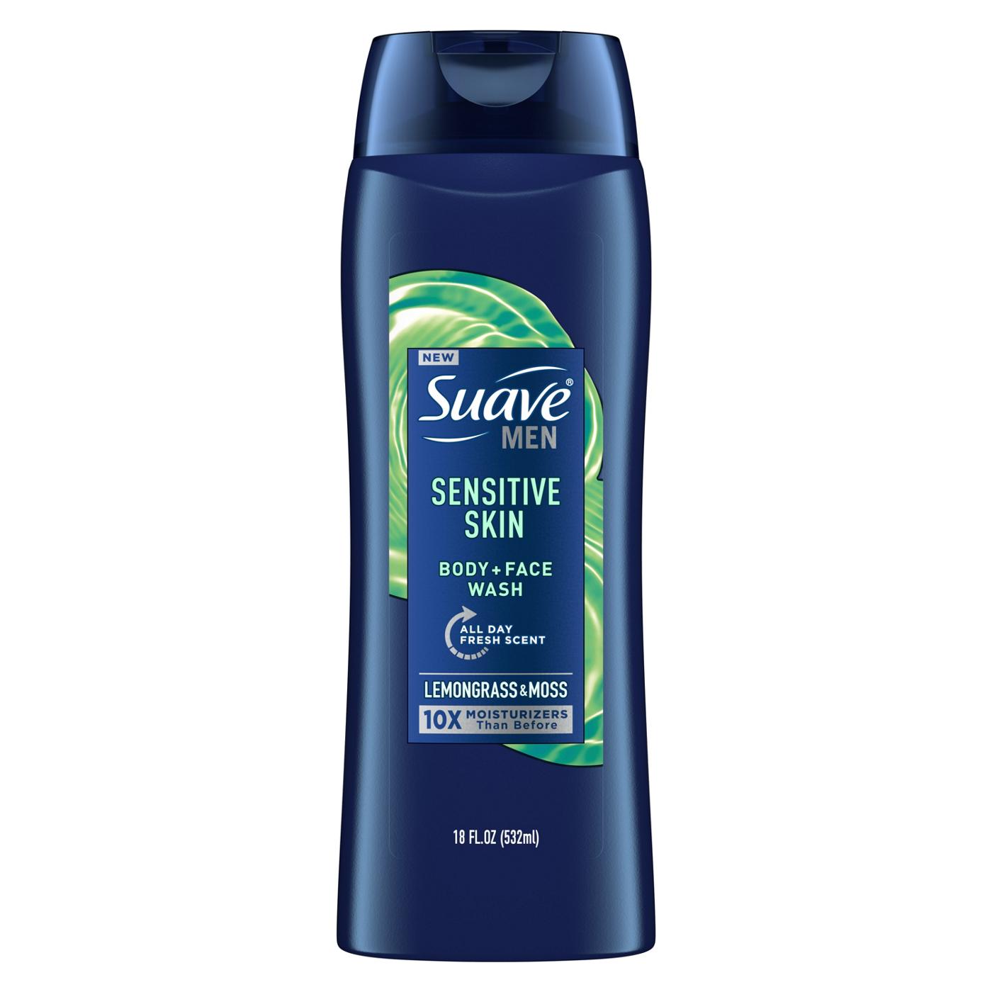 Suave Men Face and Body Wash, Sensitive Skin - Shop Body Wash at H-E-B