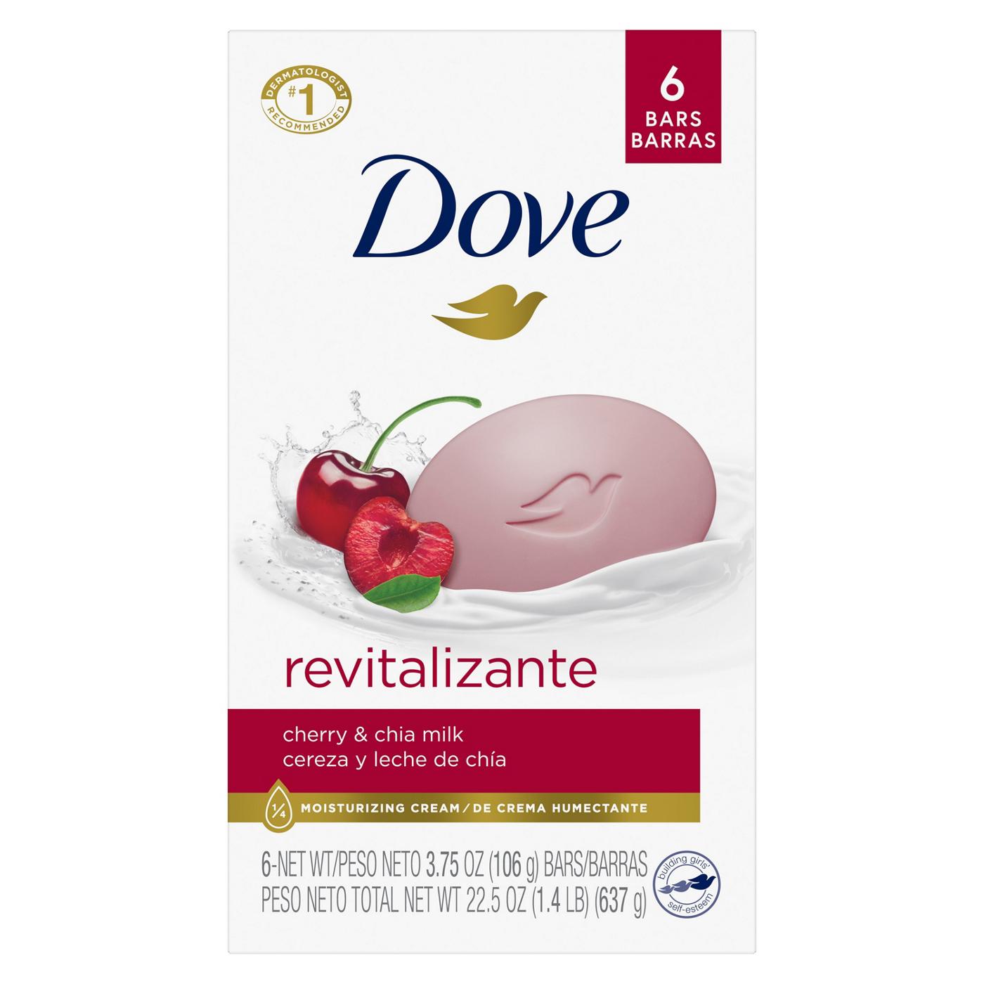 Dove Revitalizante Bar Soap - Cherry & Chia Milk; image 1 of 8
