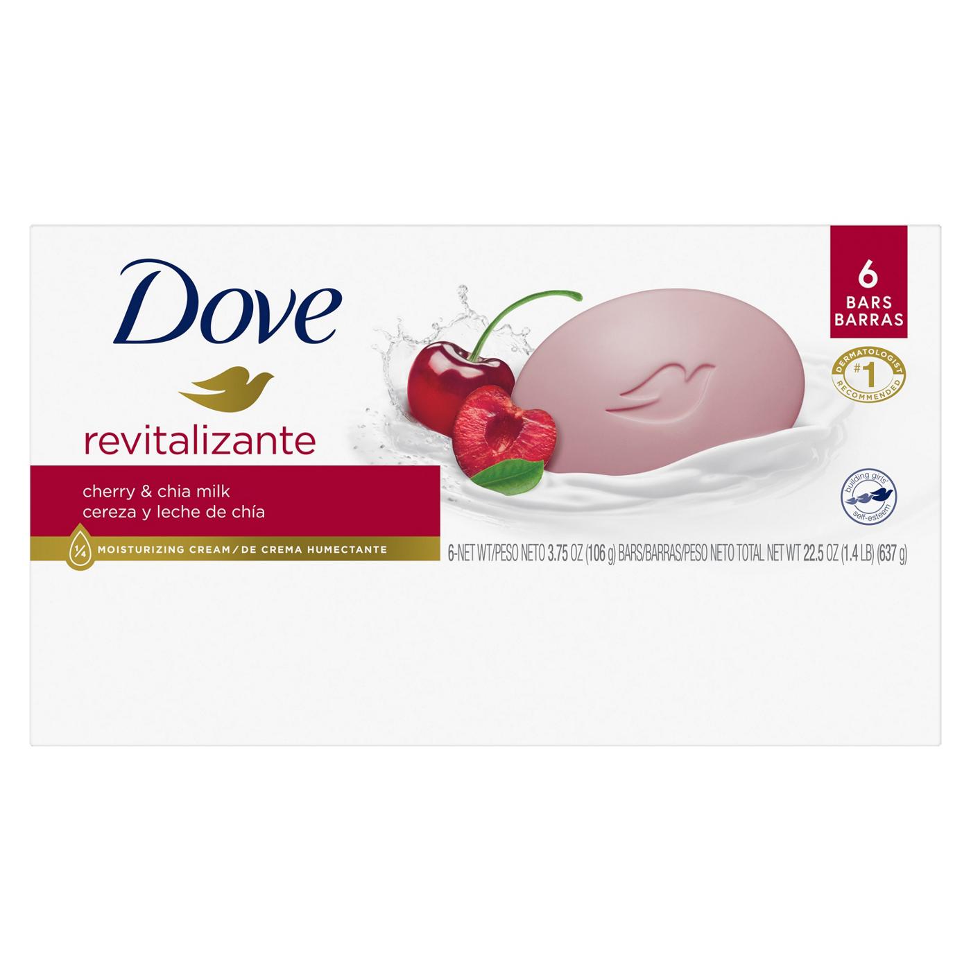 Dove Revitalizante Bar Soap - Cherry & Chia Milk; image 2 of 8