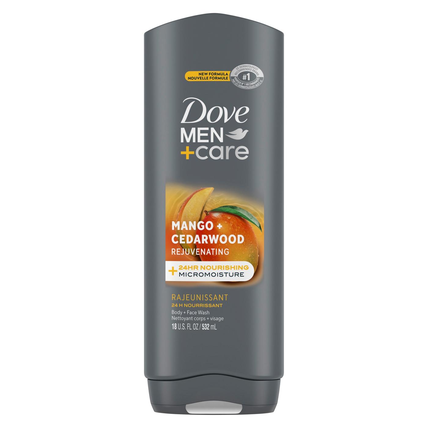 Dove Men+Care Rejuvenating Body Wash - Mango + Cedarwood ; image 1 of 2