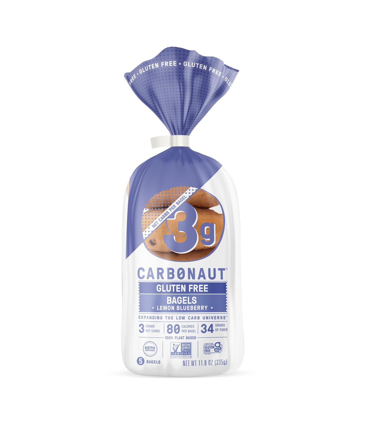 Carbonaut Gluten Free Keto Lemon Blueberry Bagels; image 1 of 2