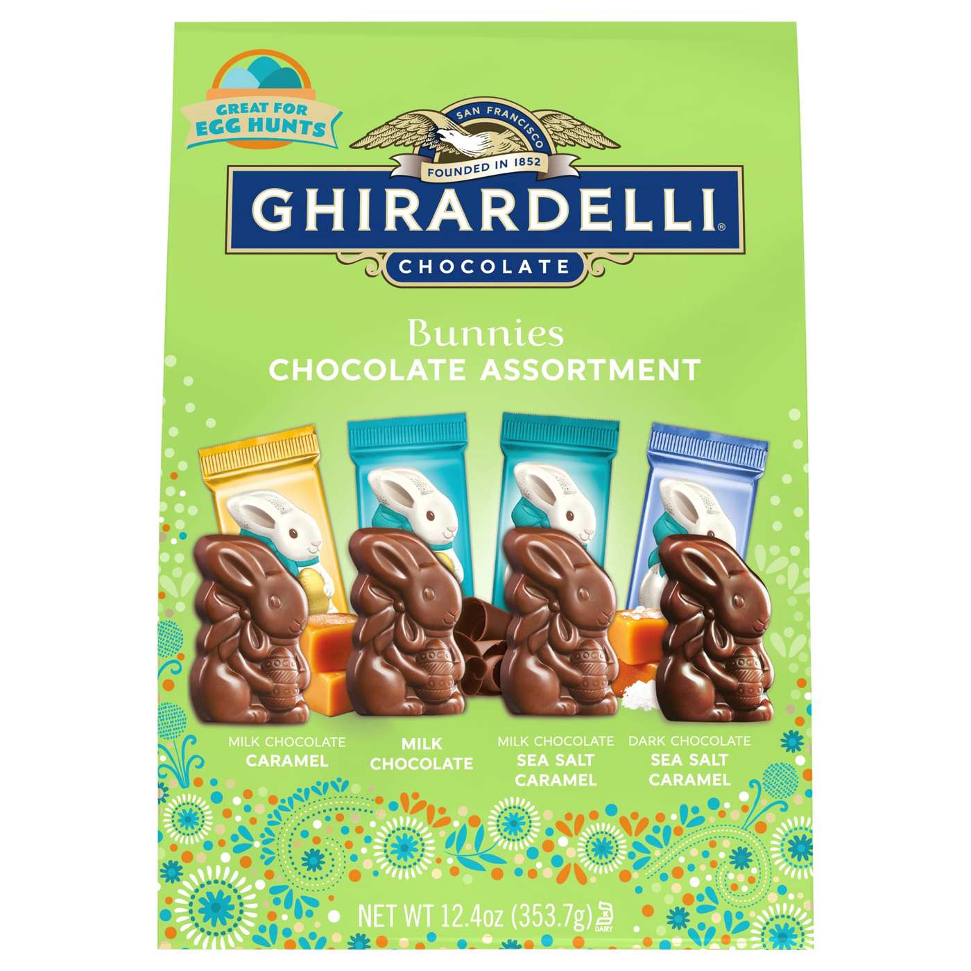 Ghirardelli Assorted Chocolate Bunnies Easter Candy Shop Candy at HEB