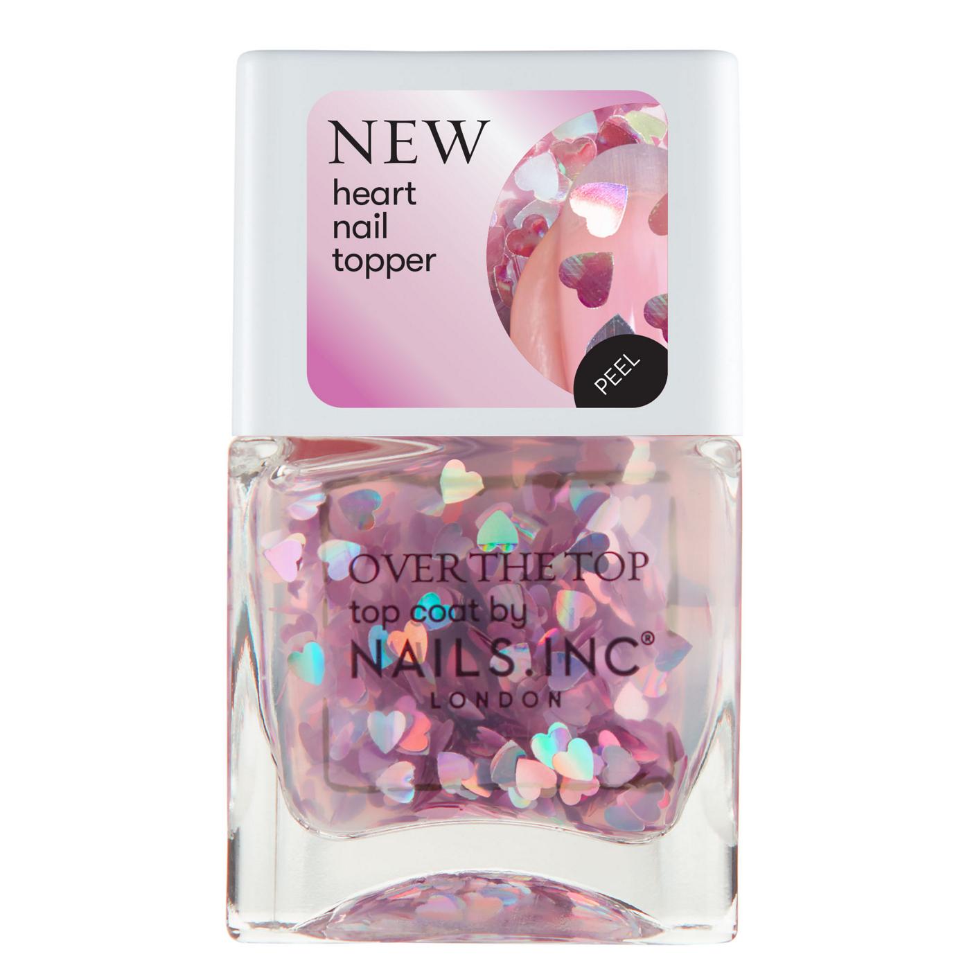 Nails.INC Heart Topper Nail Polish - Romancing In Regents Park; image 1 of 3
