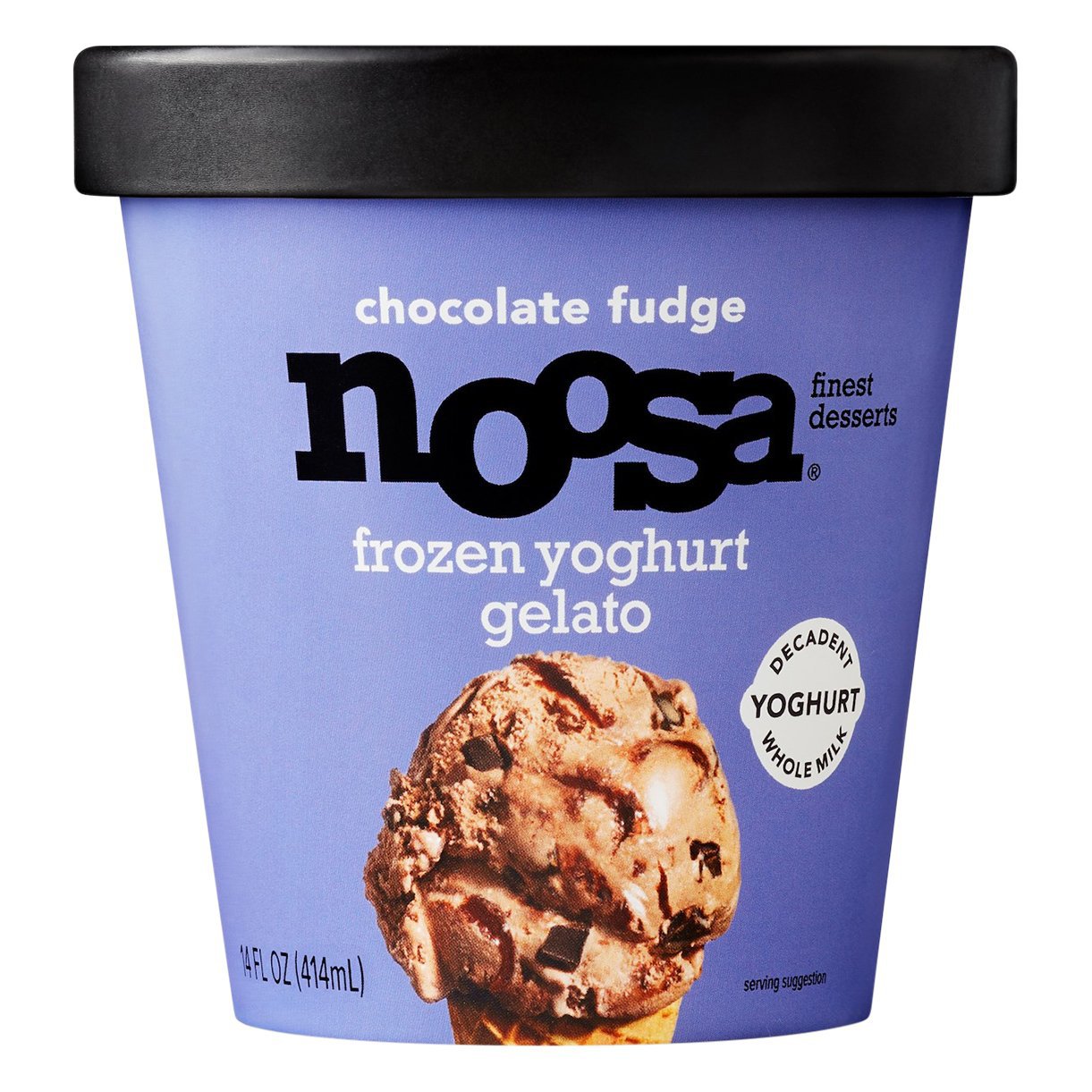 Noosa Chocolate Fudge Frozen Yoghurt Gelato Shop Ice cream at HEB