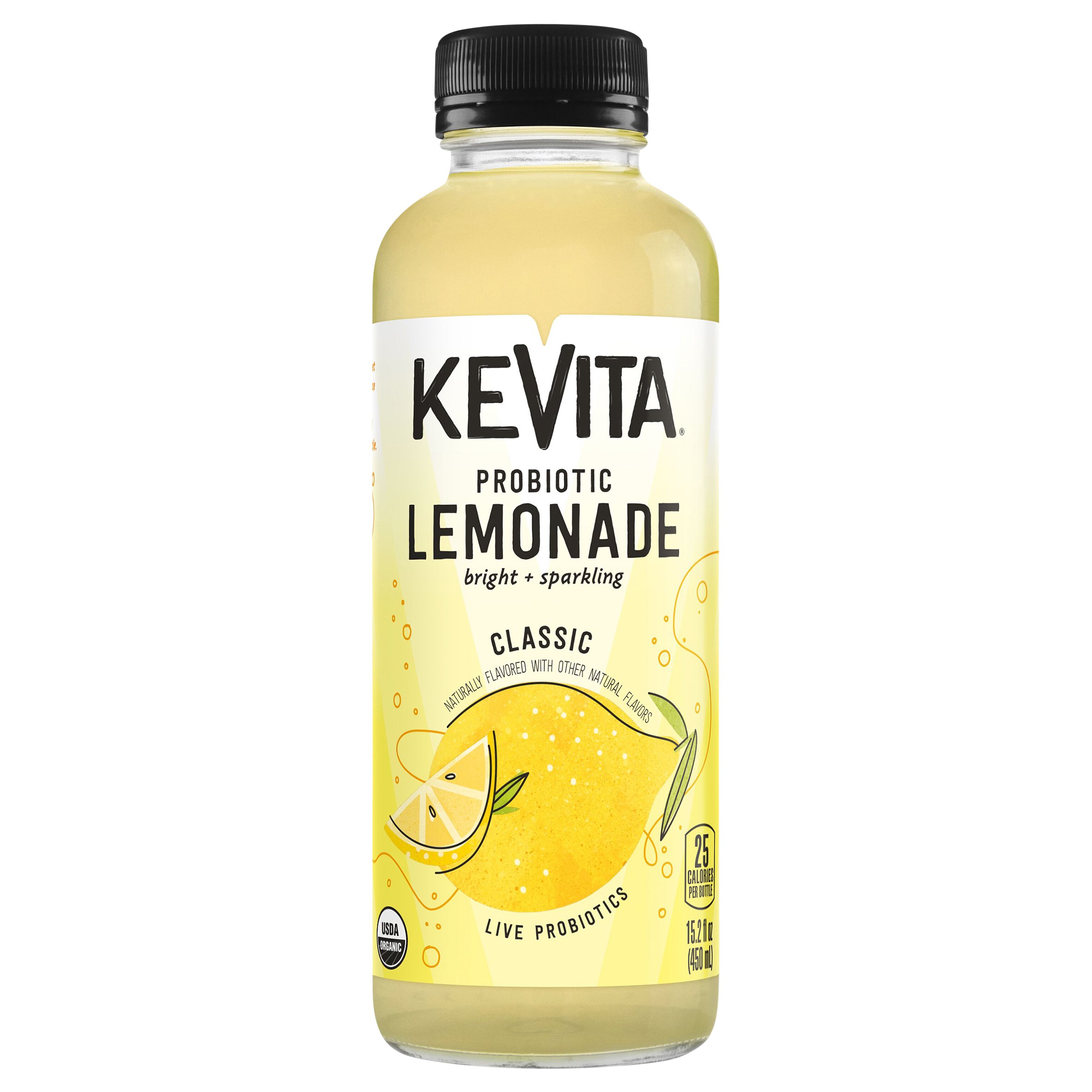 KeVita Lemonade Sparkling Probiotic Drink Shop Juice at HEB