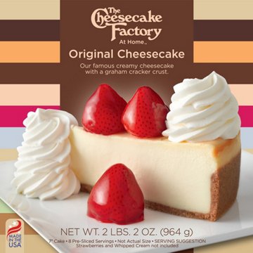 The Cheesecake Factory Original Cheesecake, 7"
