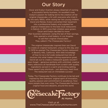 The Cheesecake Factory Original Cheesecake, 7"
