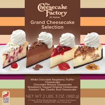 The Cheesecake Factory Grand Cheesecake Selection, 7"