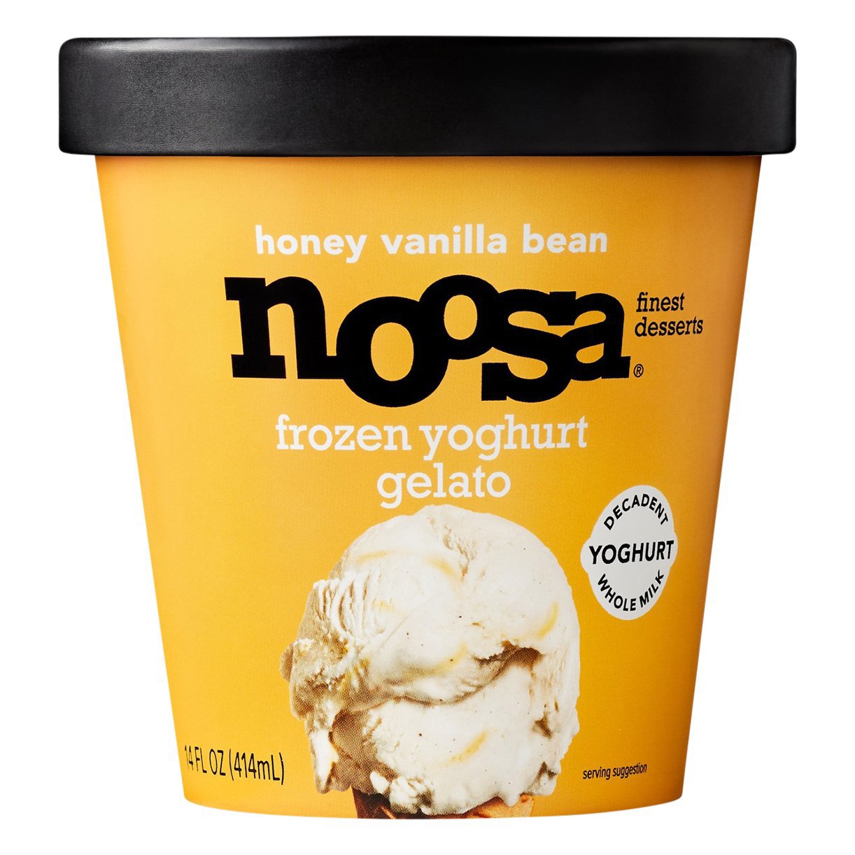 Noosa Honey Vanilla Bean Frozen Yoghurt Gelato Shop Ice cream at HEB