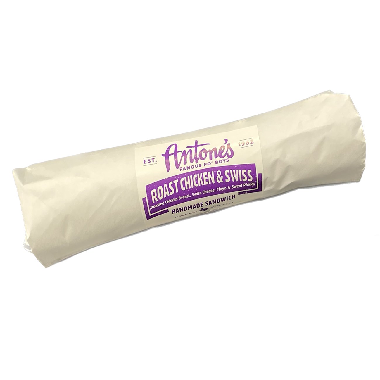 Antone's Roast Chicken & Swiss Cheese Po'Boy Sandwich Shop Sandwiches