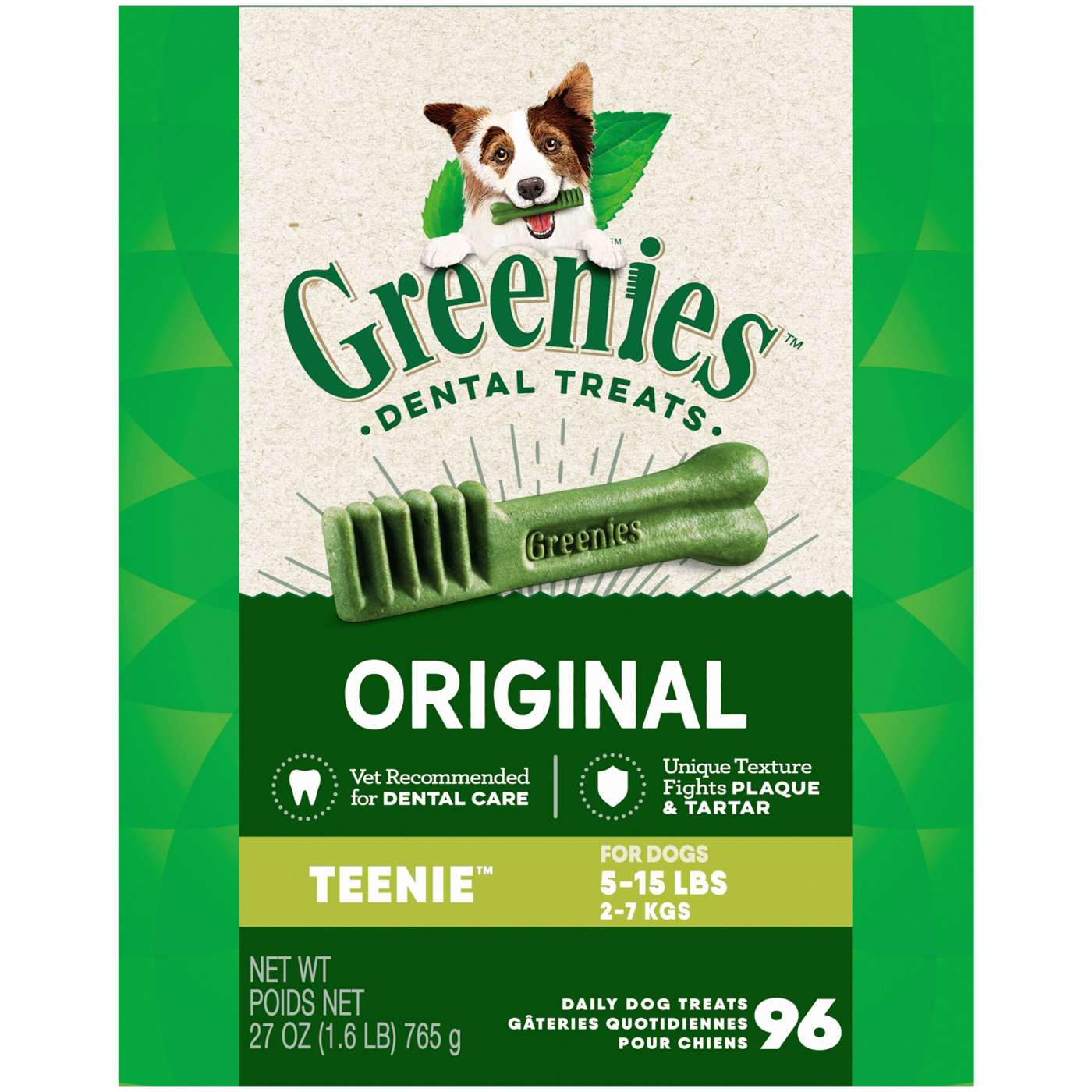 GREENIES Original TEENIE Natural Dog Dental Care Chews Dog Treats; image 1 of 5