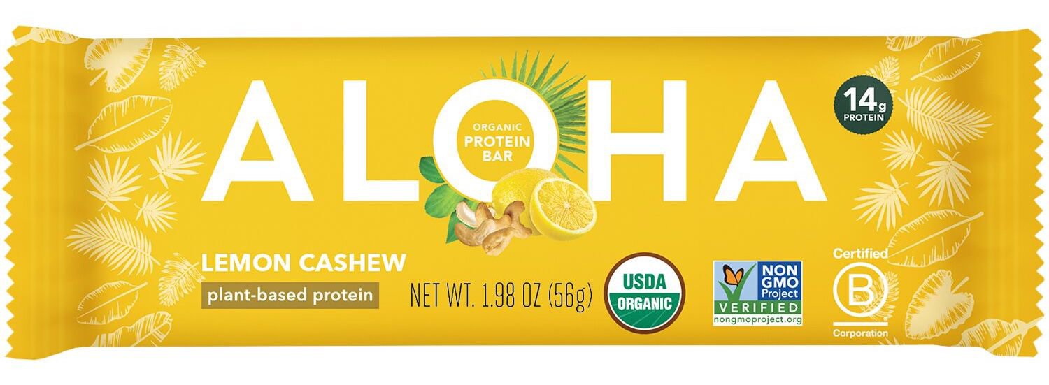 Aloha Lemon Cashew Plant-Based Protein Bar, 1.98 oz | Central